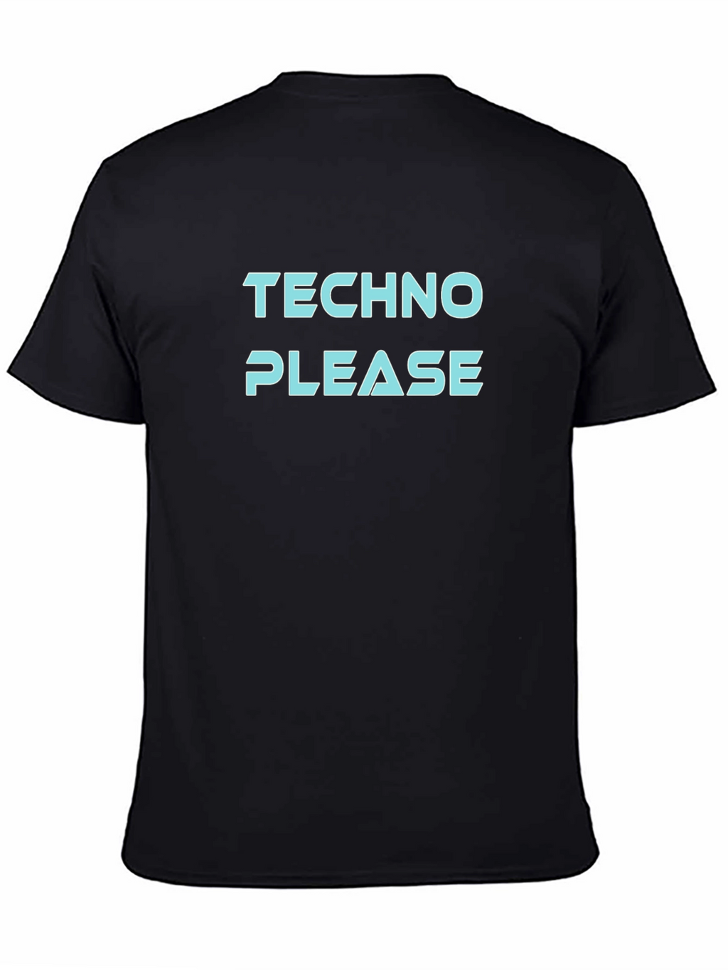 Techno Please Black T-Shirt