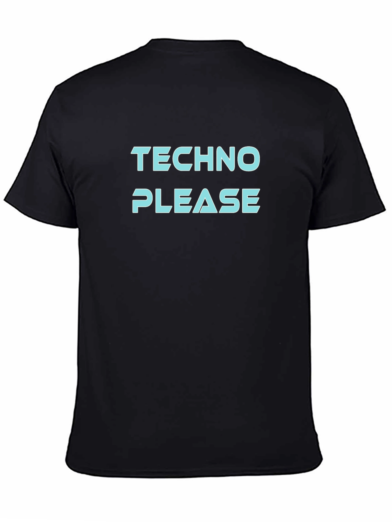 Techno Please Black T-Shirt
