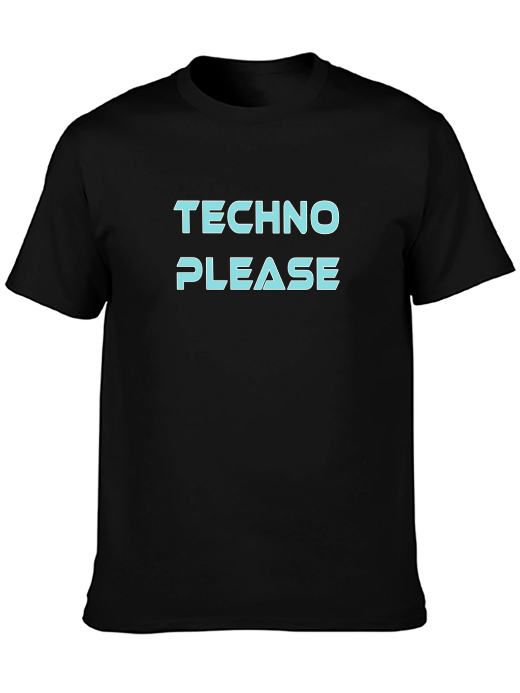 Techno Please Black T-Shirt