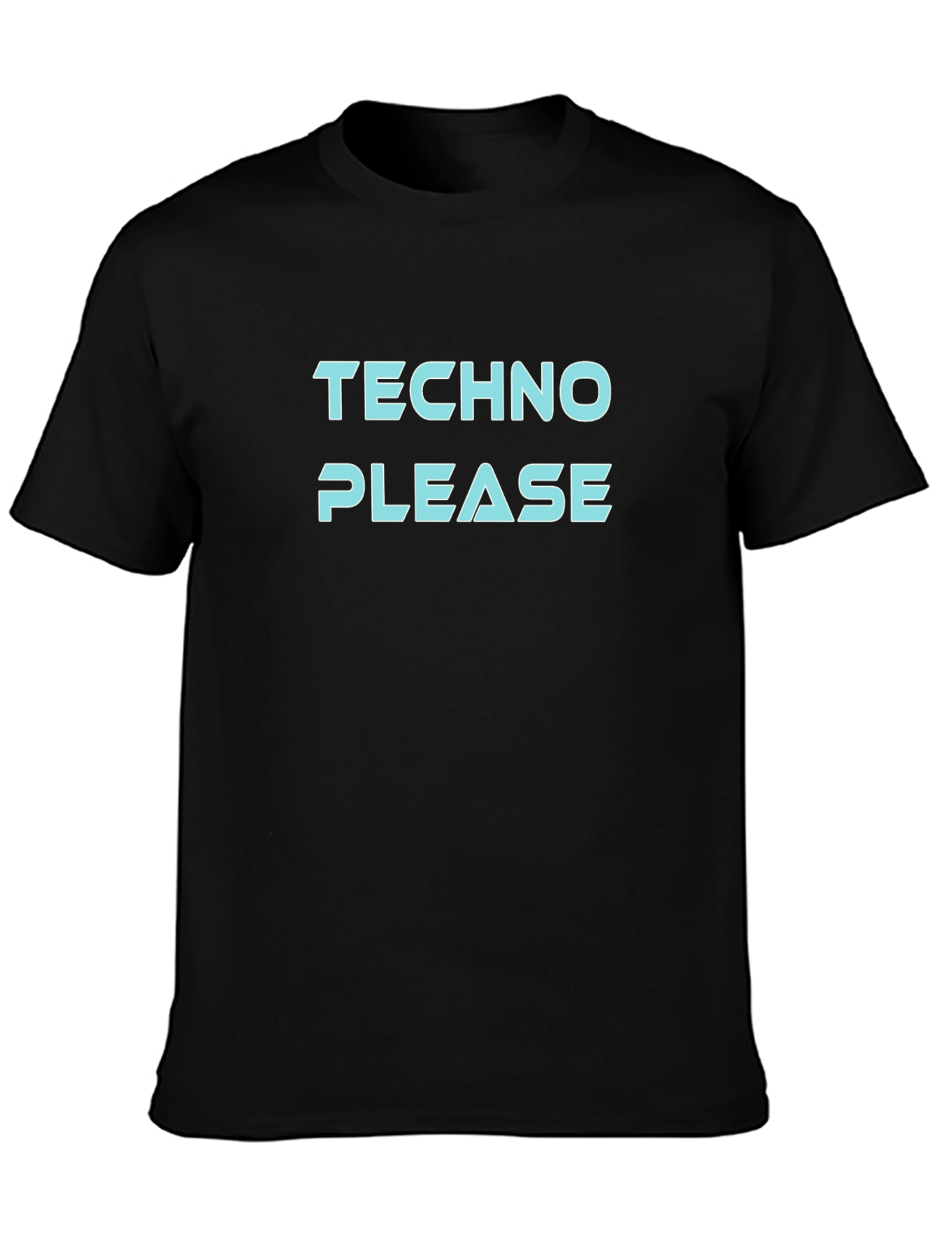 Techno Please Black T-Shirt
