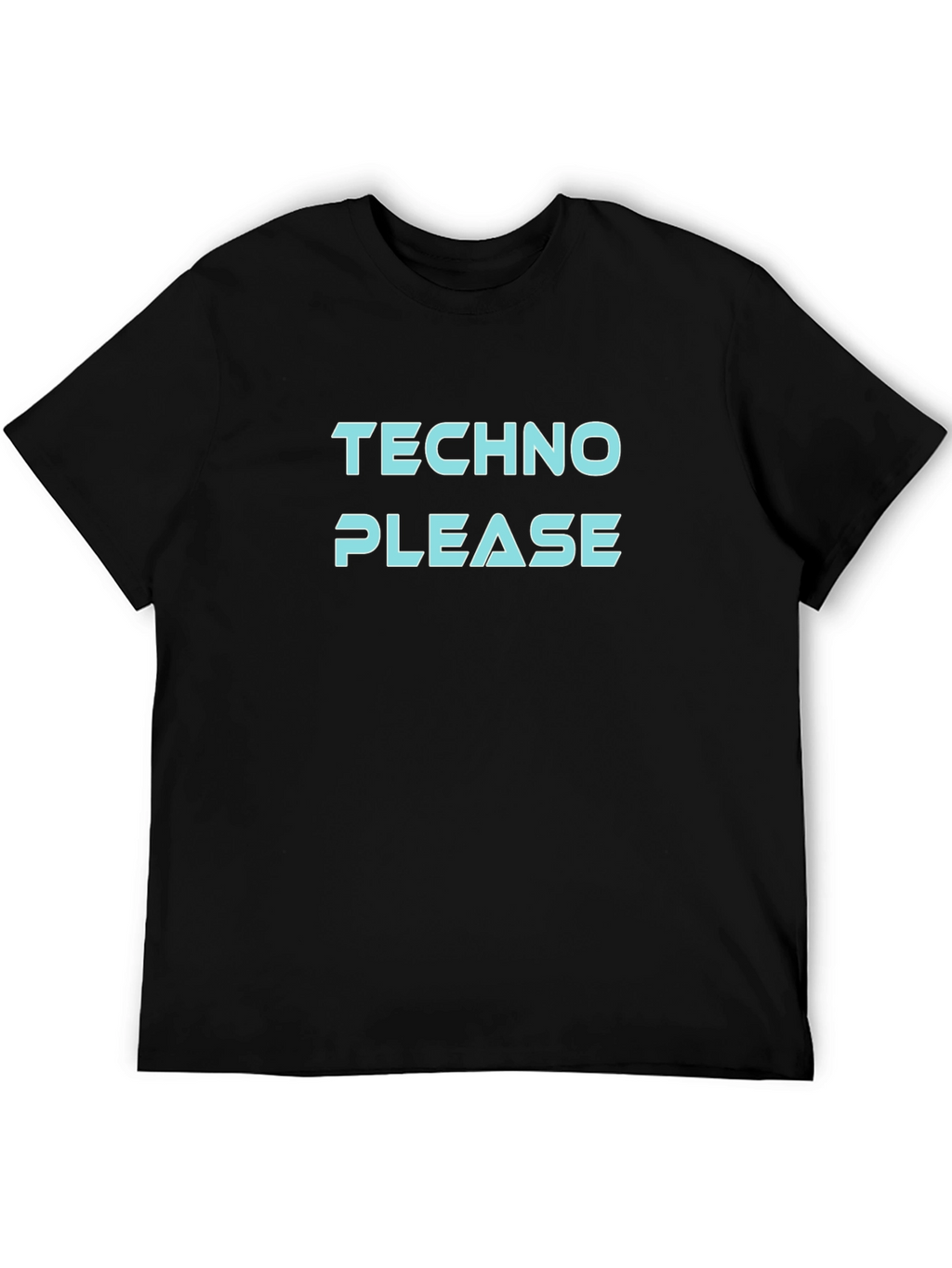 Techno Please Black T-Shirt