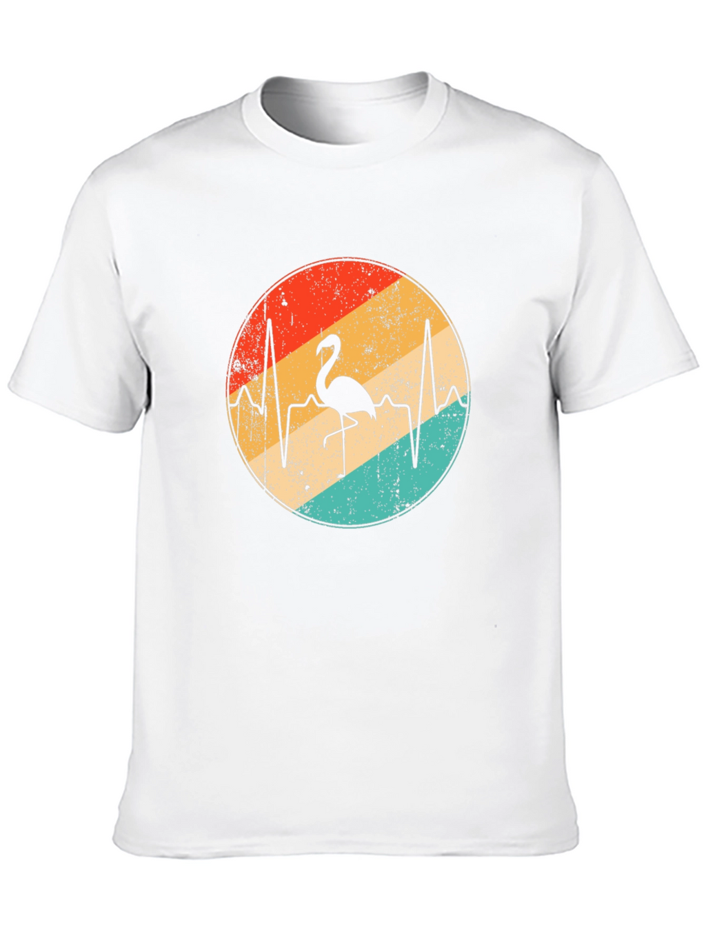 Flamingo Heartbeat Graphic Tee