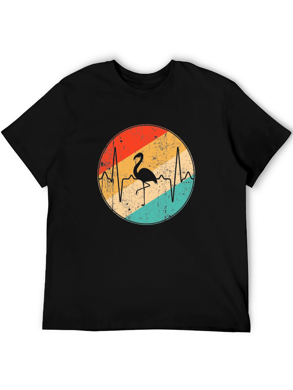 Flamingo Heartbeat Graphic Tee