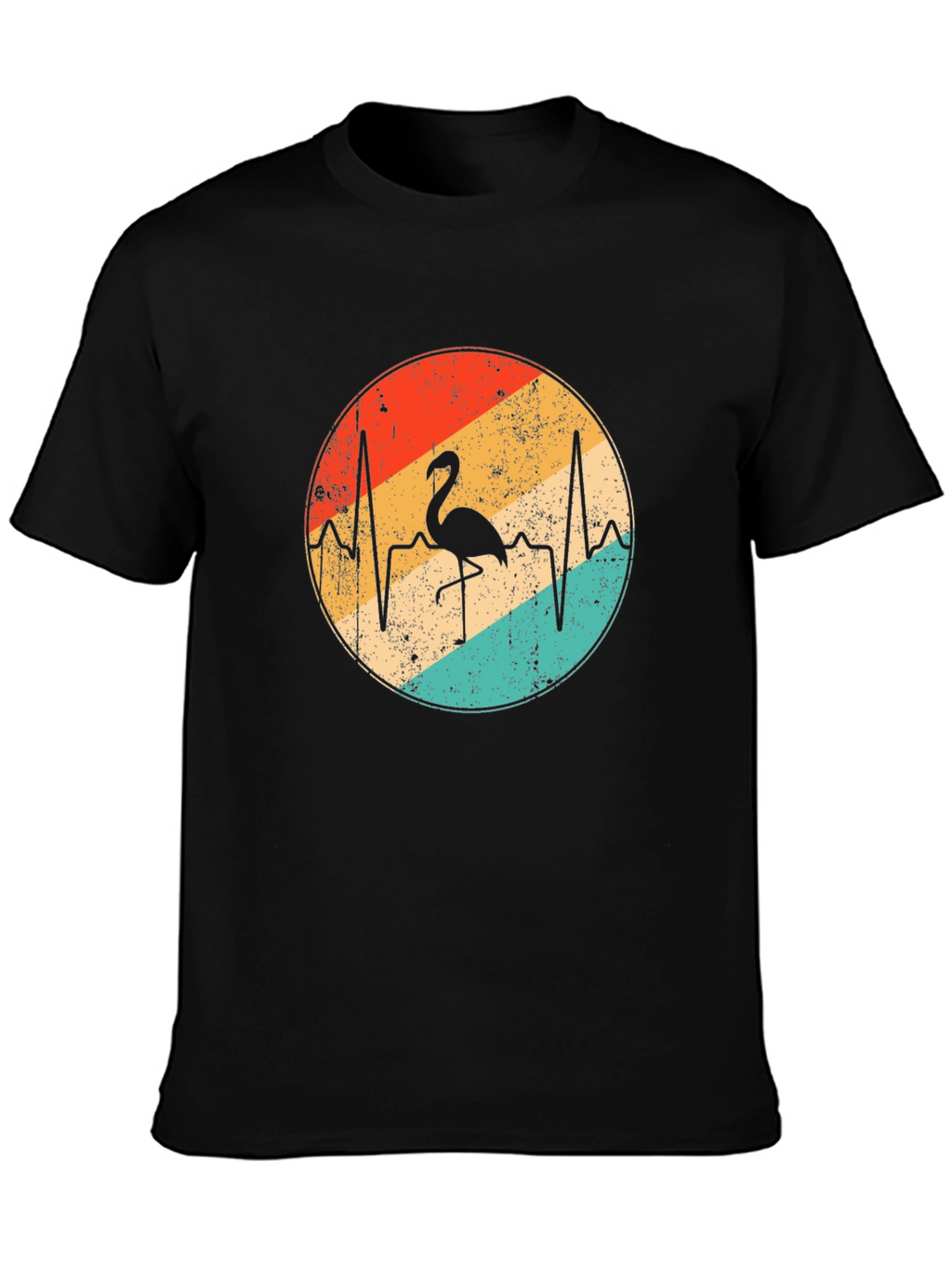 Flamingo Heartbeat Graphic Tee