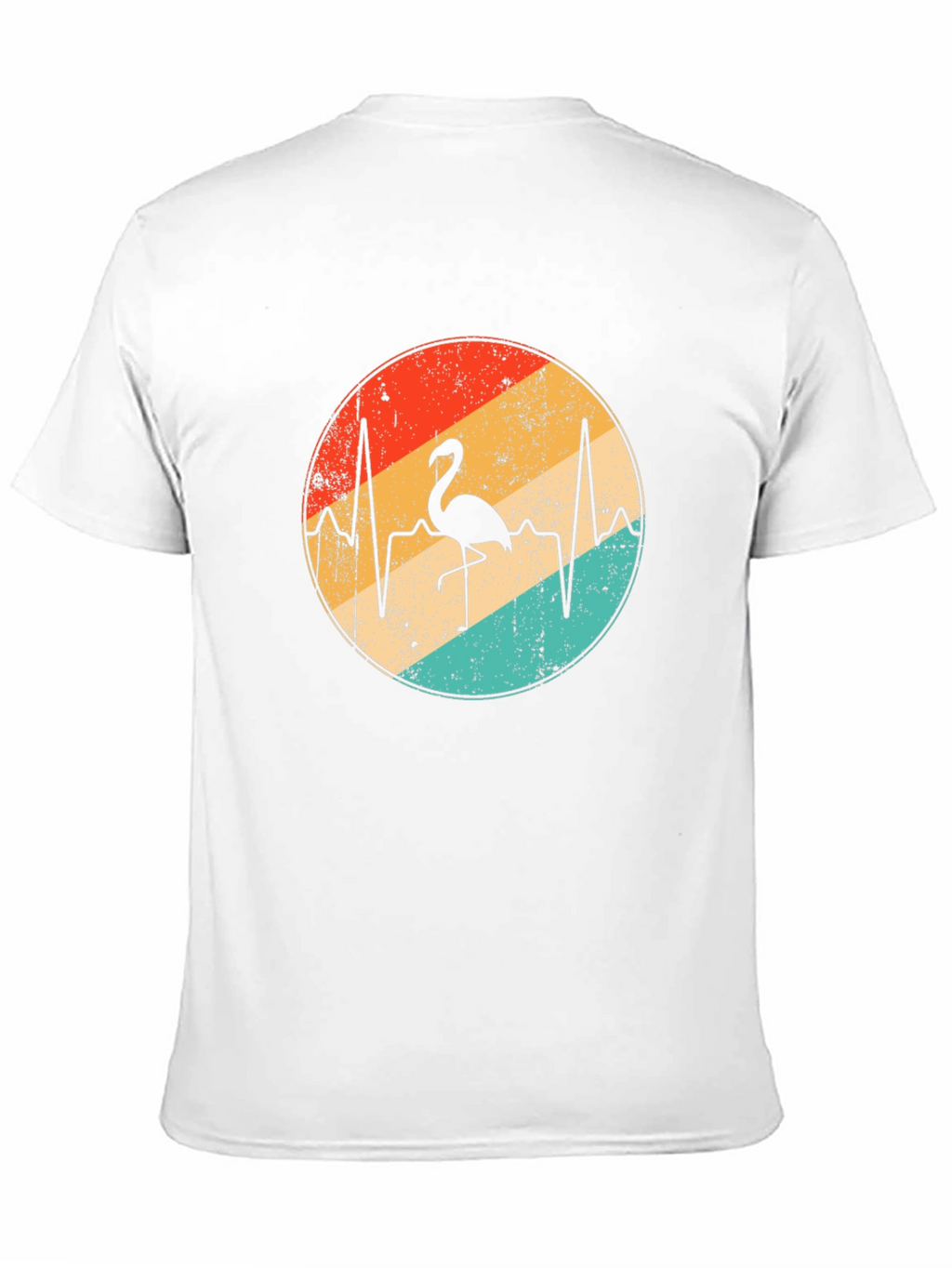Flamingo Heartbeat Graphic Tee