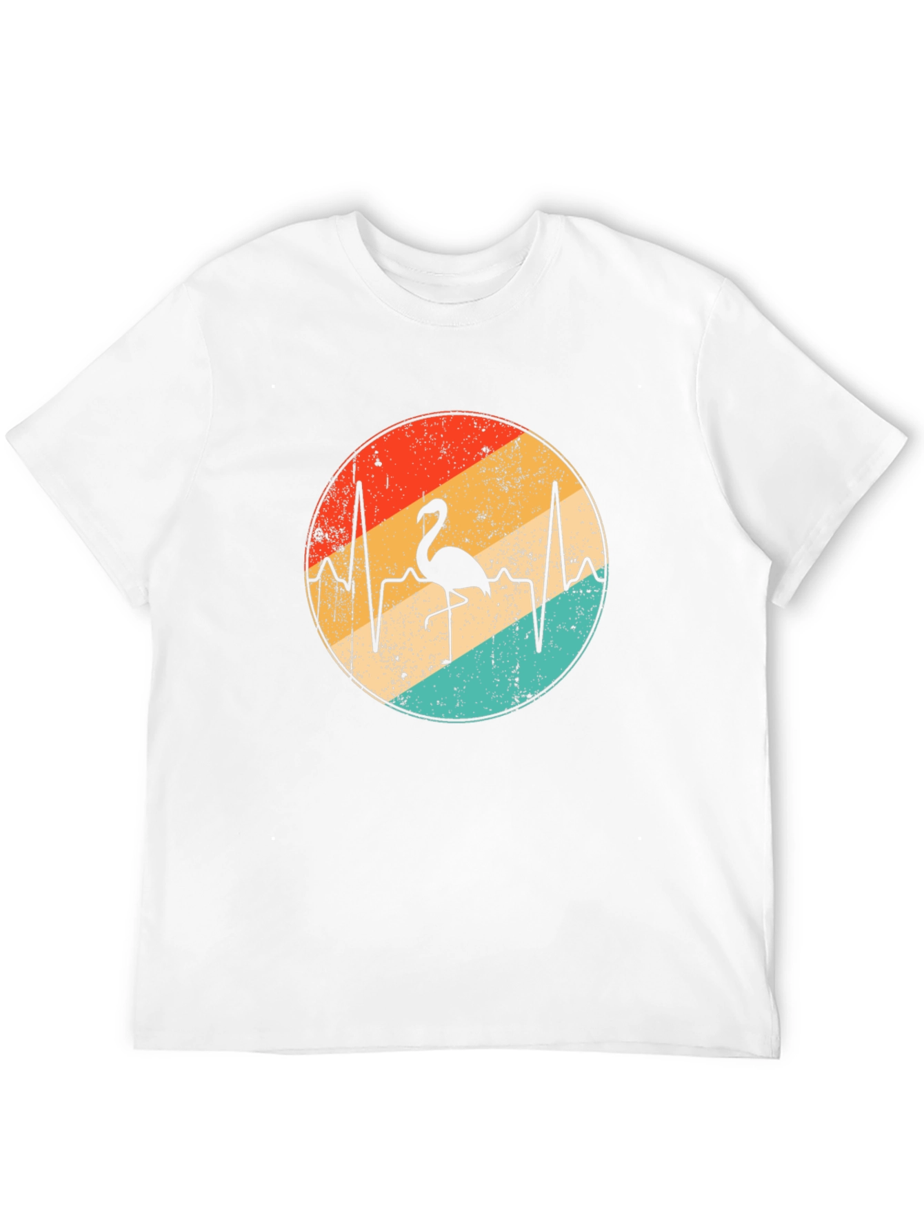 Flamingo Heartbeat Graphic Tee