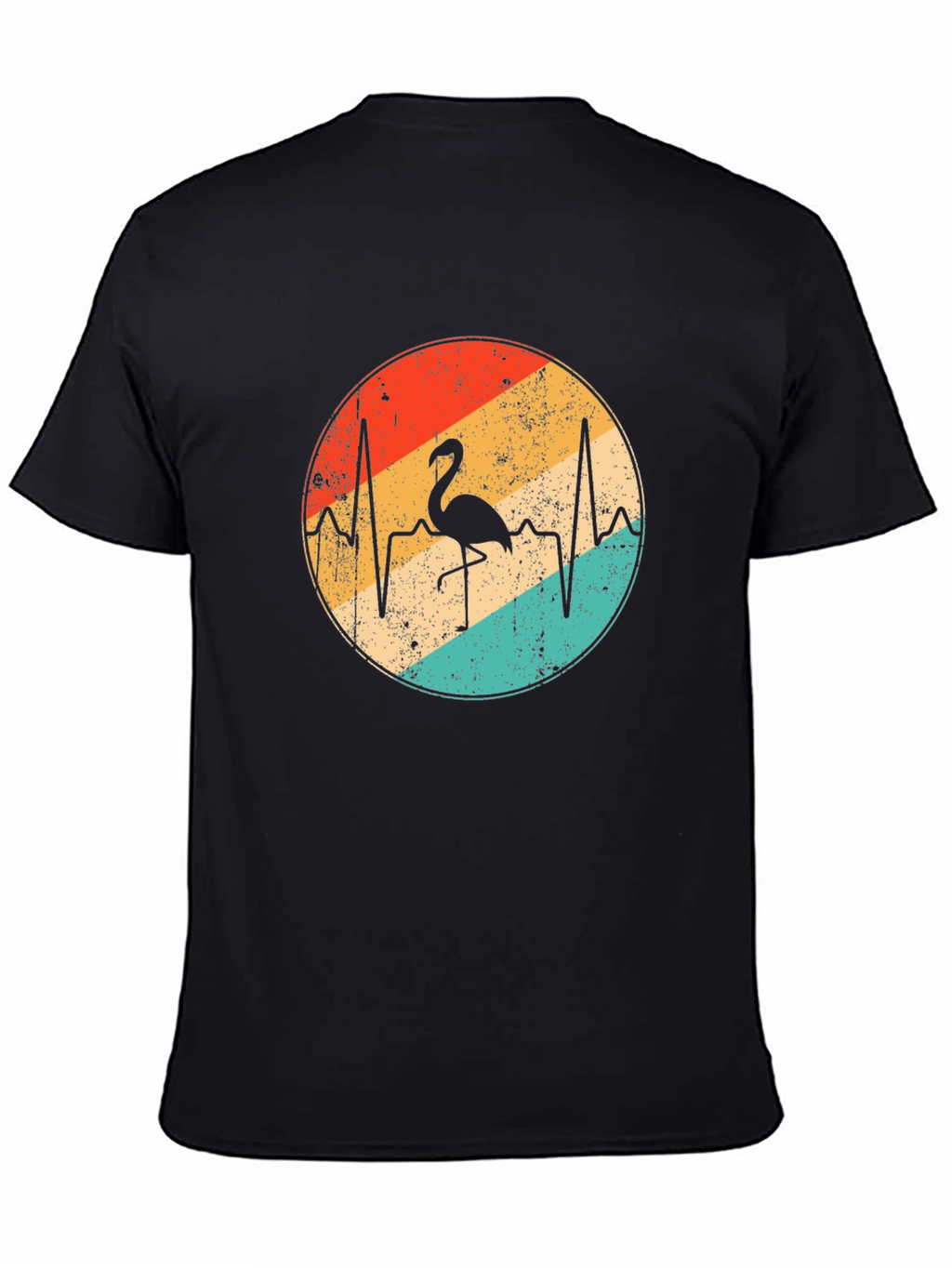 Flamingo Heartbeat Graphic Tee