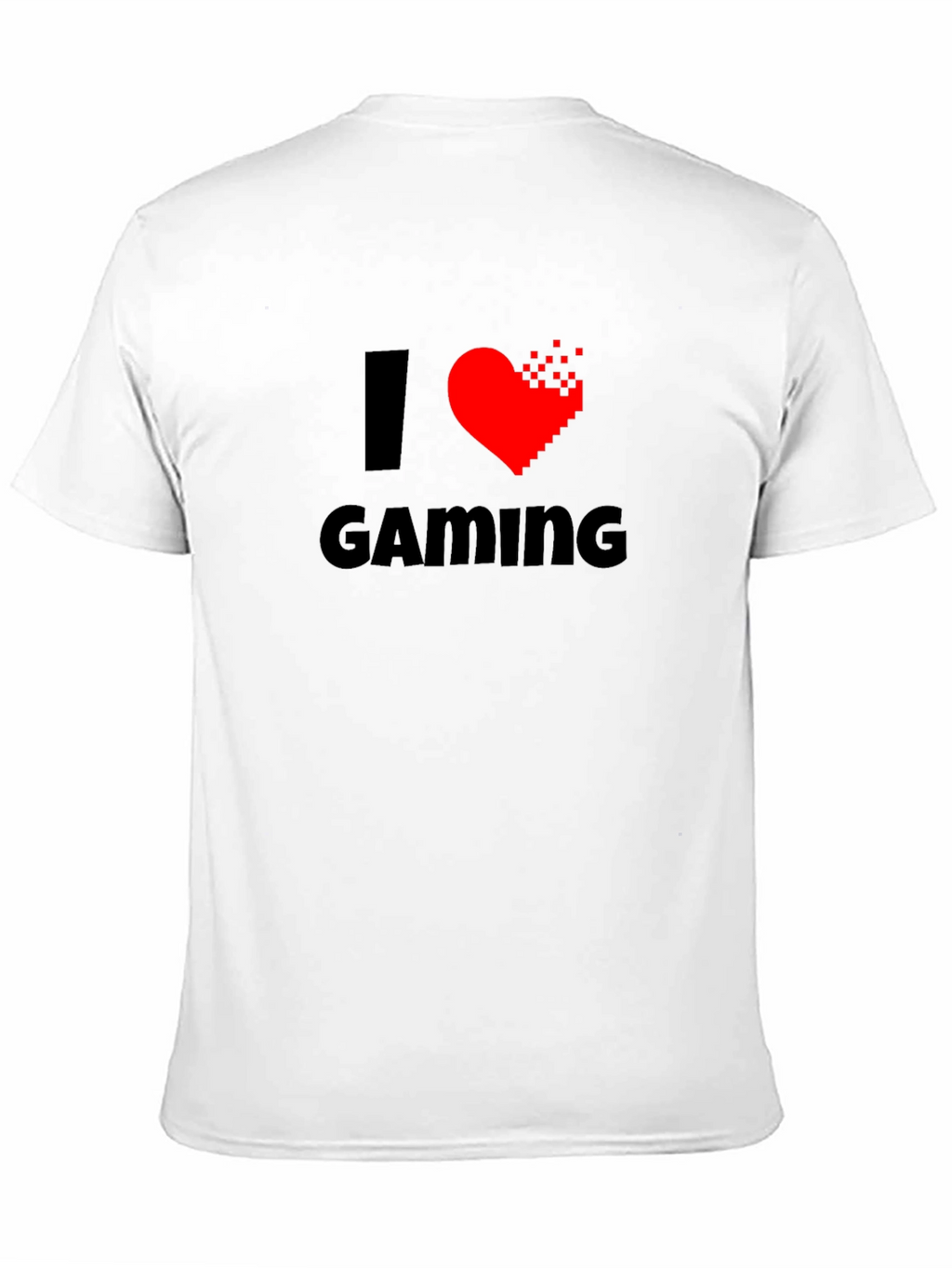 I Heart Gaming T-Shirt - Gamer Pixelated Heart Tee