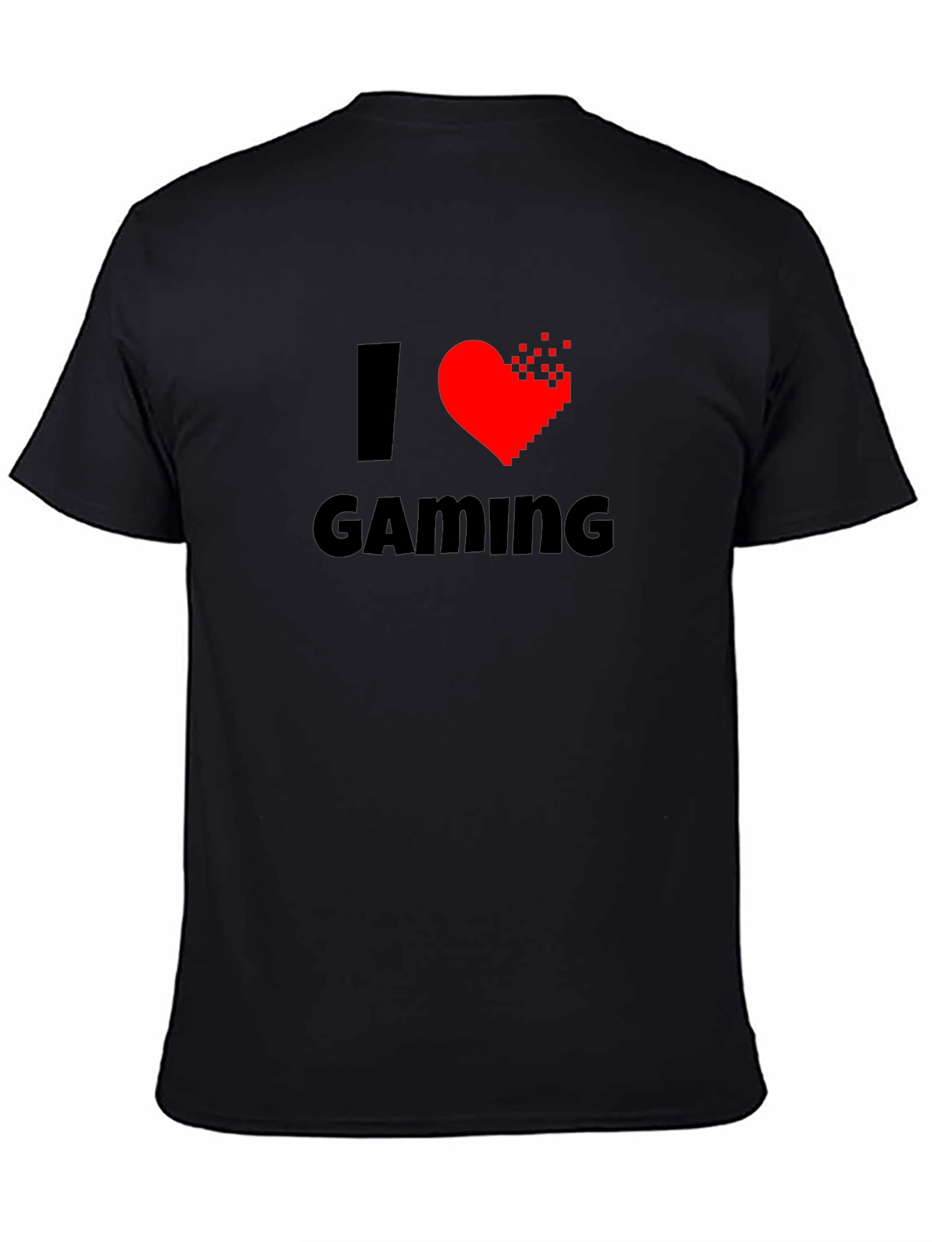 I Heart Gaming T-Shirt - Gamer Pixelated Heart Tee