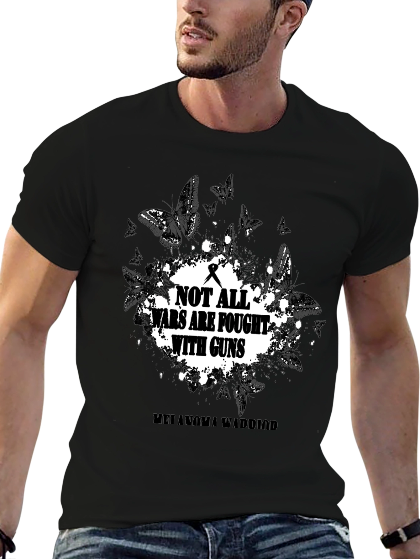 Melanoma Warrior T-Shirt: Not All Wars Are Fought With Guns
