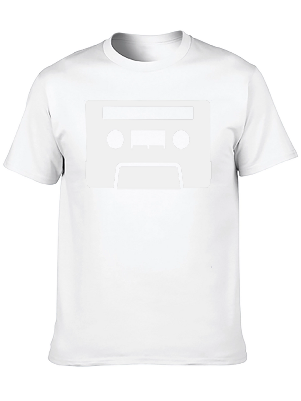 Retro Cassette Tape Graphic Tee - Black