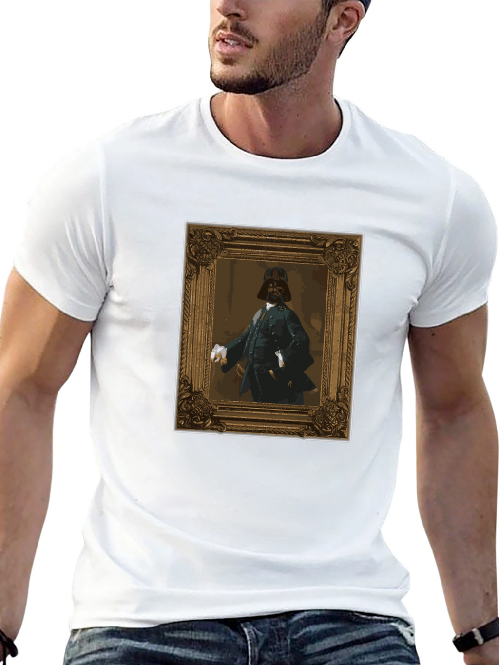 Darth Vader Framed Portrait T-Shirt