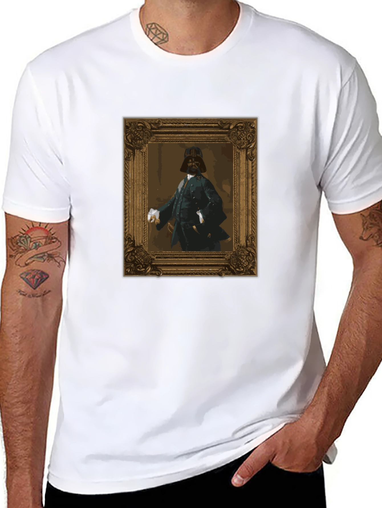 Darth Vader Framed Portrait T-Shirt