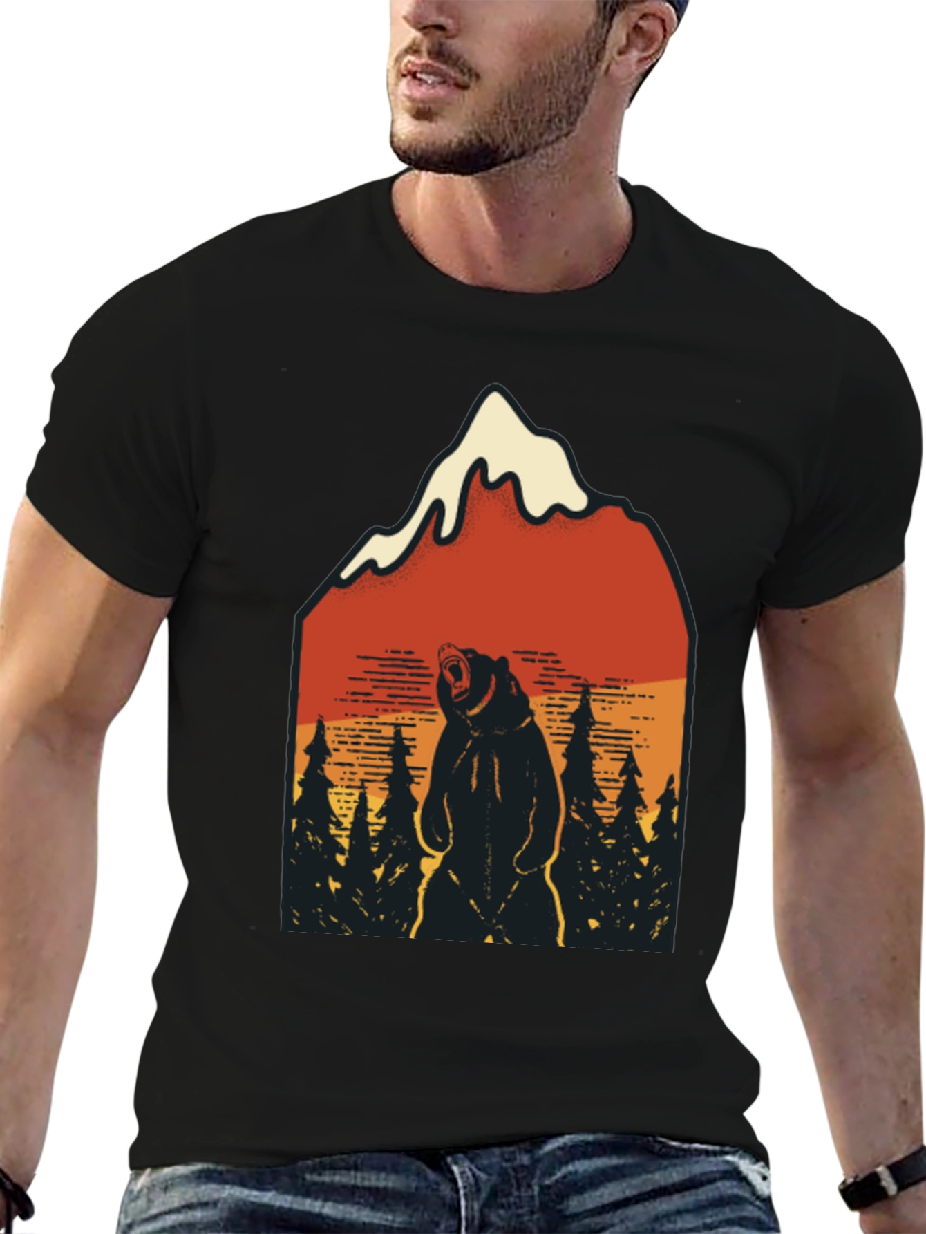 Mountain Bear Graphic Tee - Adventure Ready!