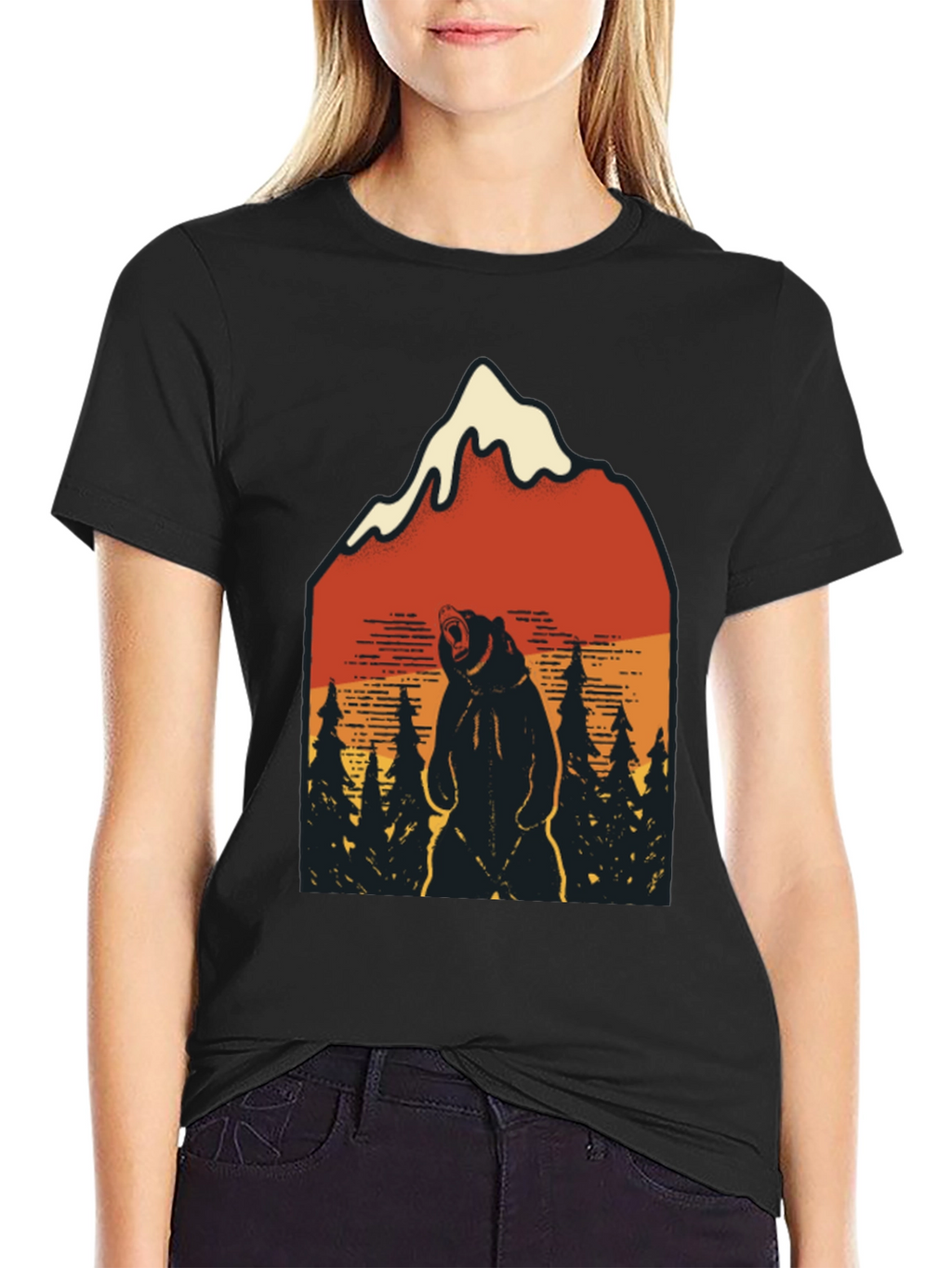 Mountain Bear Graphic Tee - Adventure Ready!
