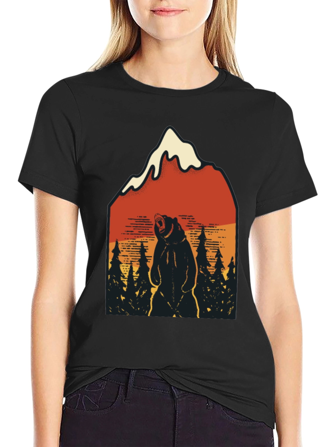 Mountain Bear Graphic Tee - Adventure Ready!