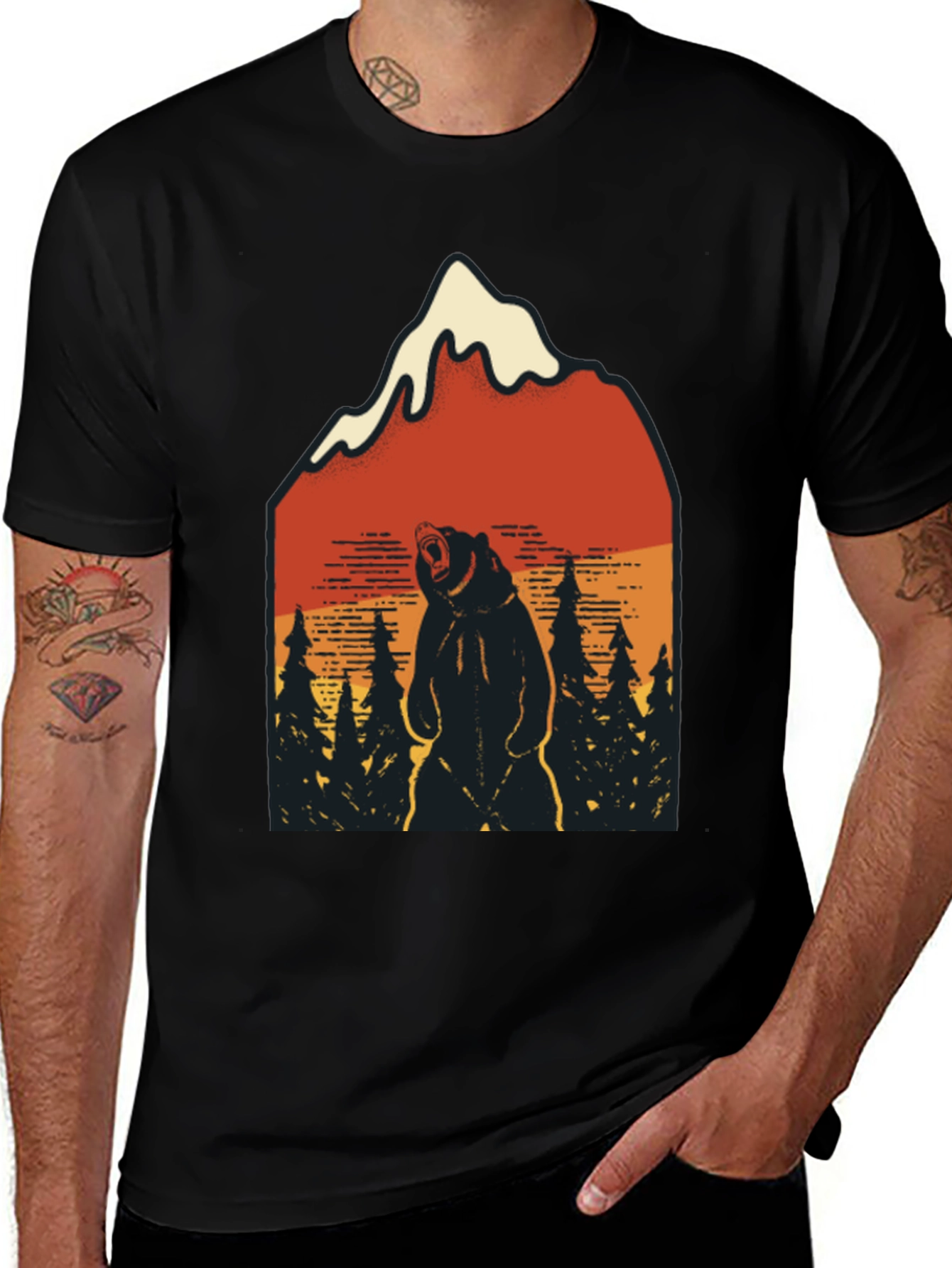 Mountain Bear Graphic Tee - Adventure Ready!