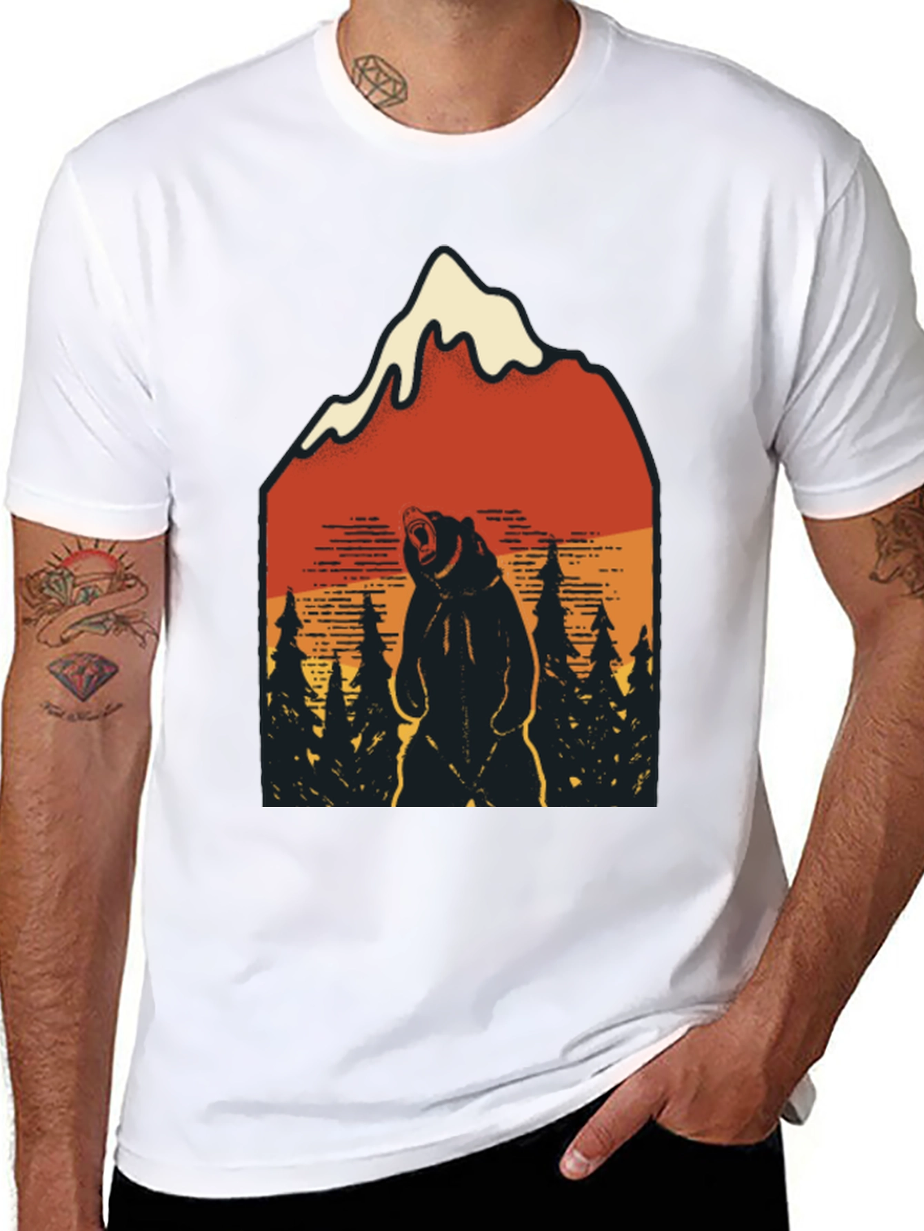 Mountain Bear Graphic Tee - Adventure Ready!