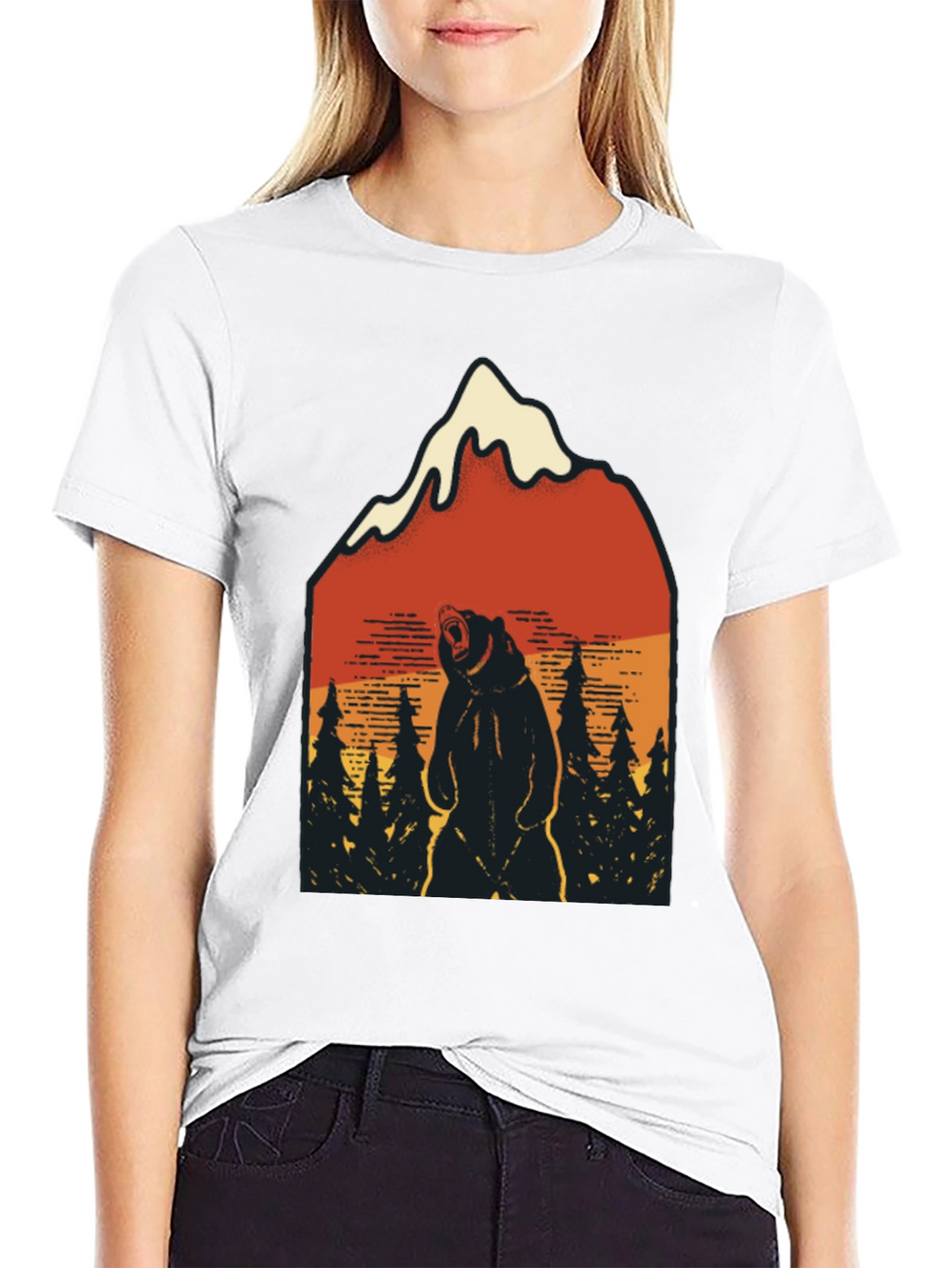 Mountain Bear Graphic Tee - Adventure Ready!