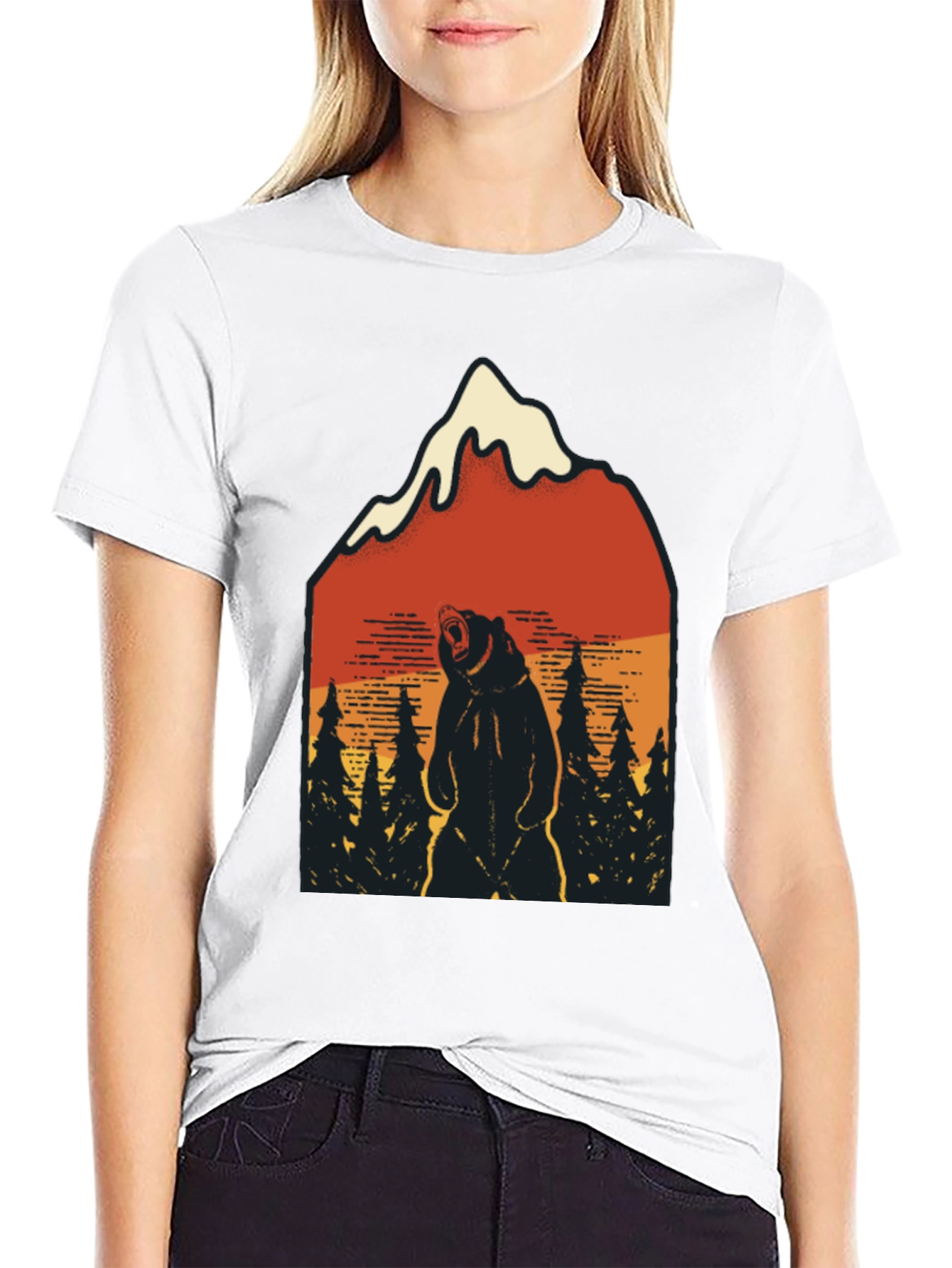 Mountain Bear Graphic Tee - Adventure Ready!