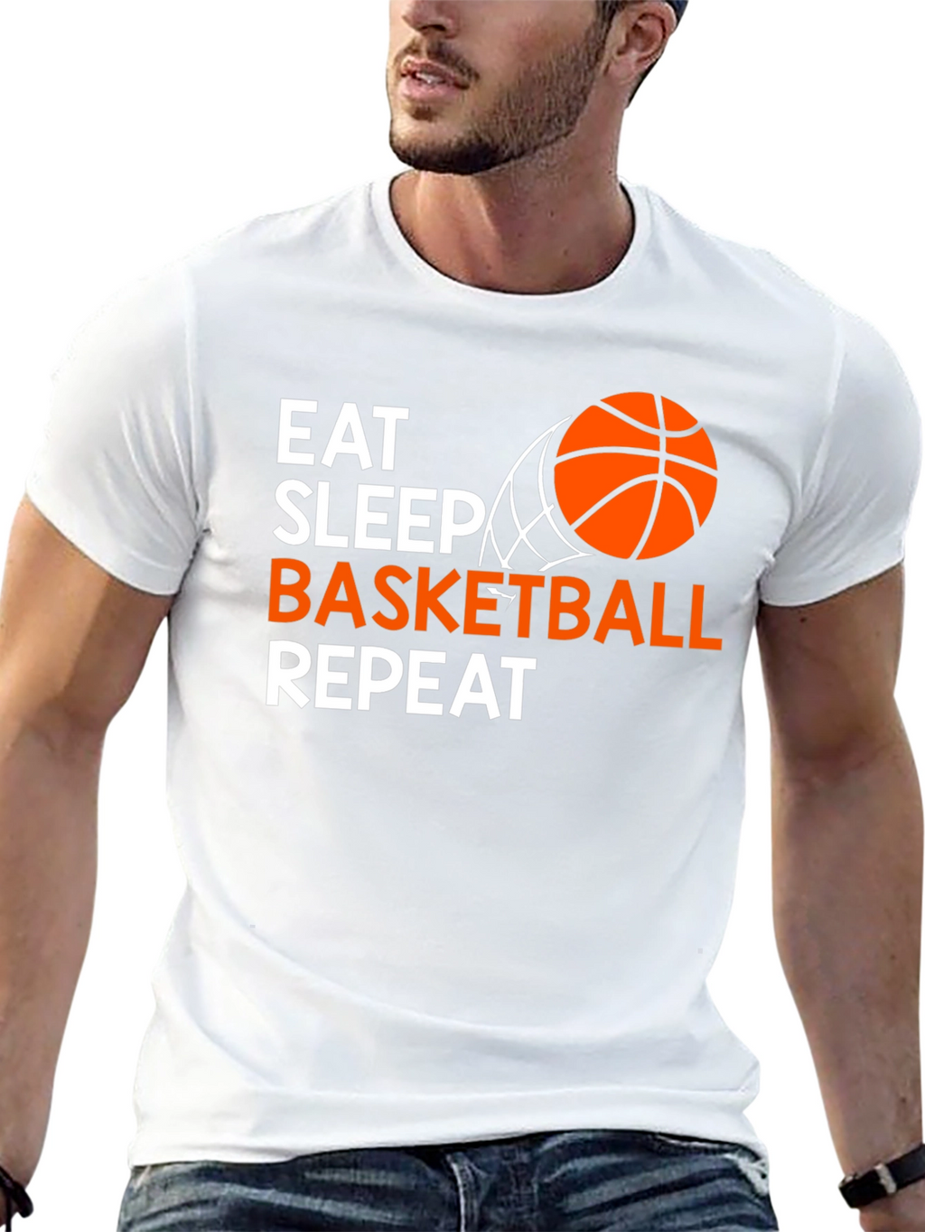 Eat Sleep Basketball Repeat T-Shirt
