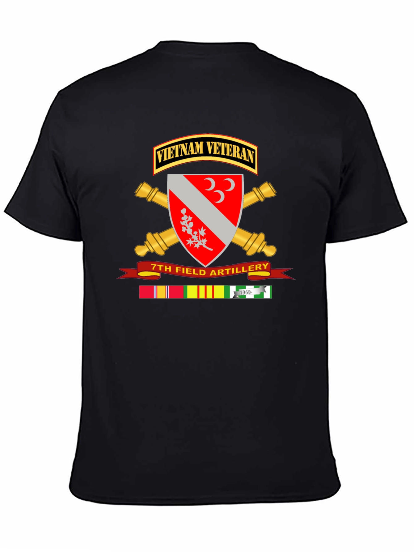 Vietnam Veteran 7th Field Artillery T-Shirt