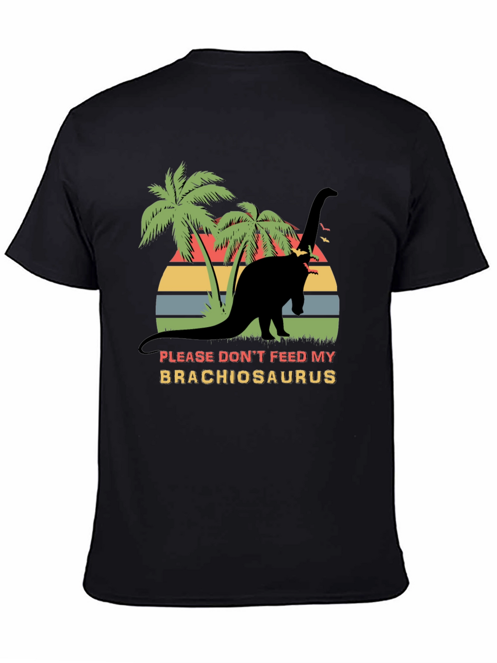 Brachiosaurus Graphic T-Shirt - Retro Dinosaur Tee