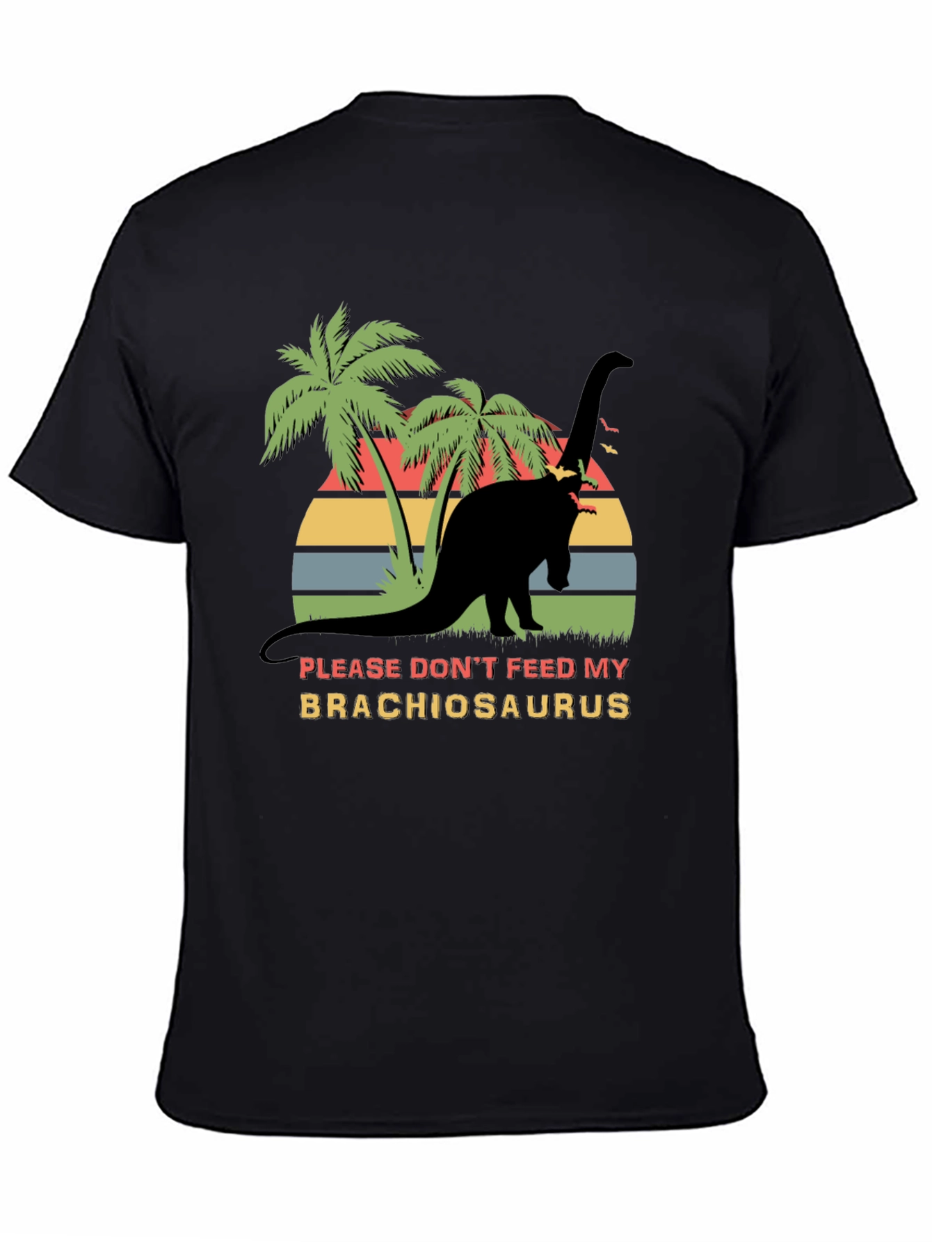 Brachiosaurus Graphic T-Shirt - Retro Dinosaur Tee