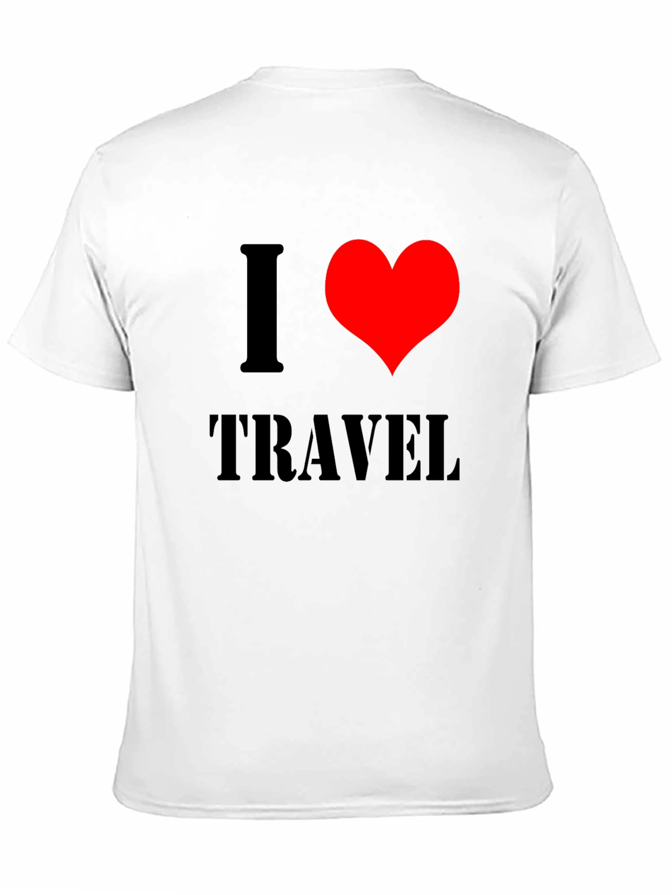 I Heart Travel Black T-Shirt