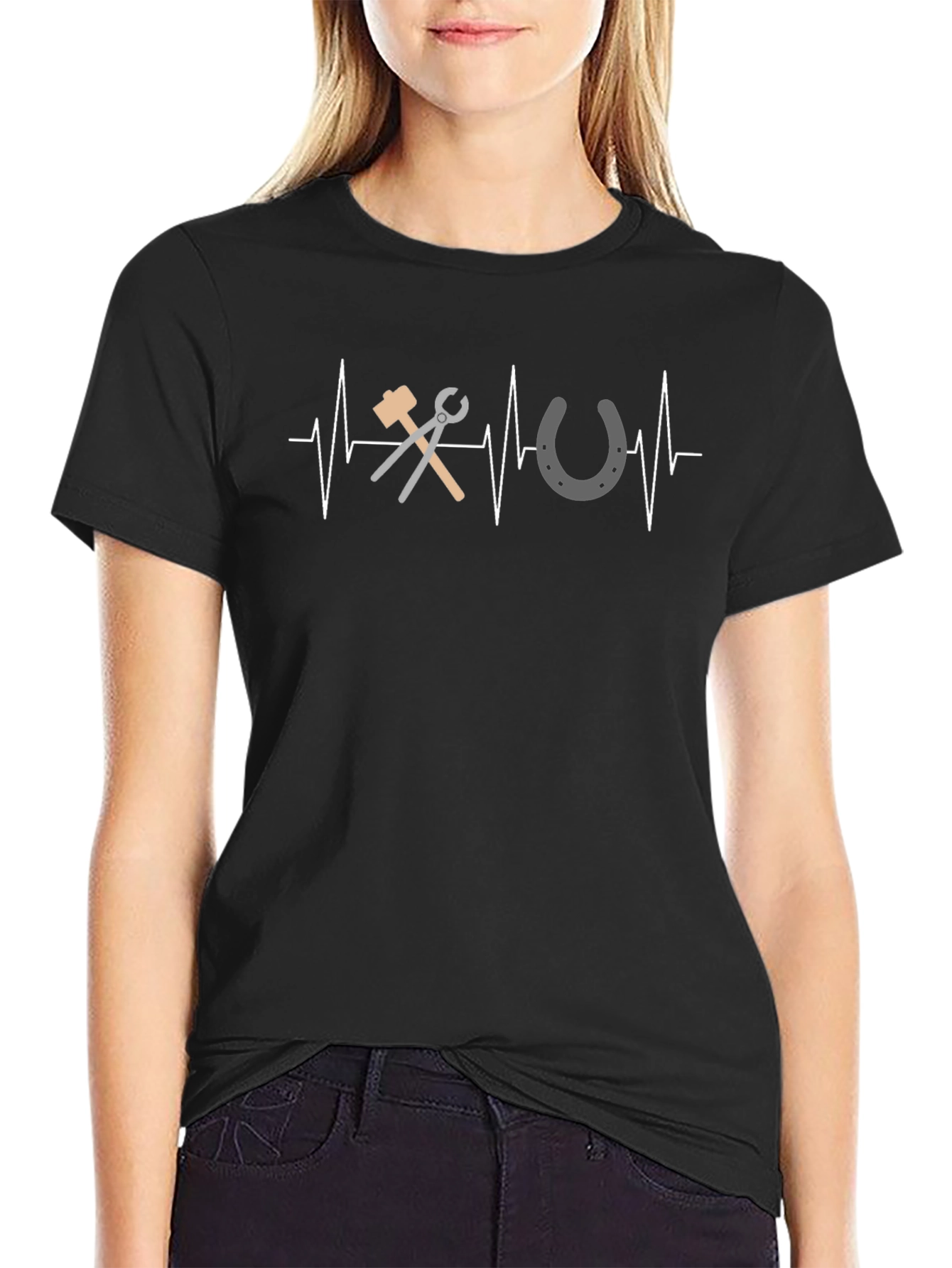 Farrier Heartbeat T-Shirt - Black