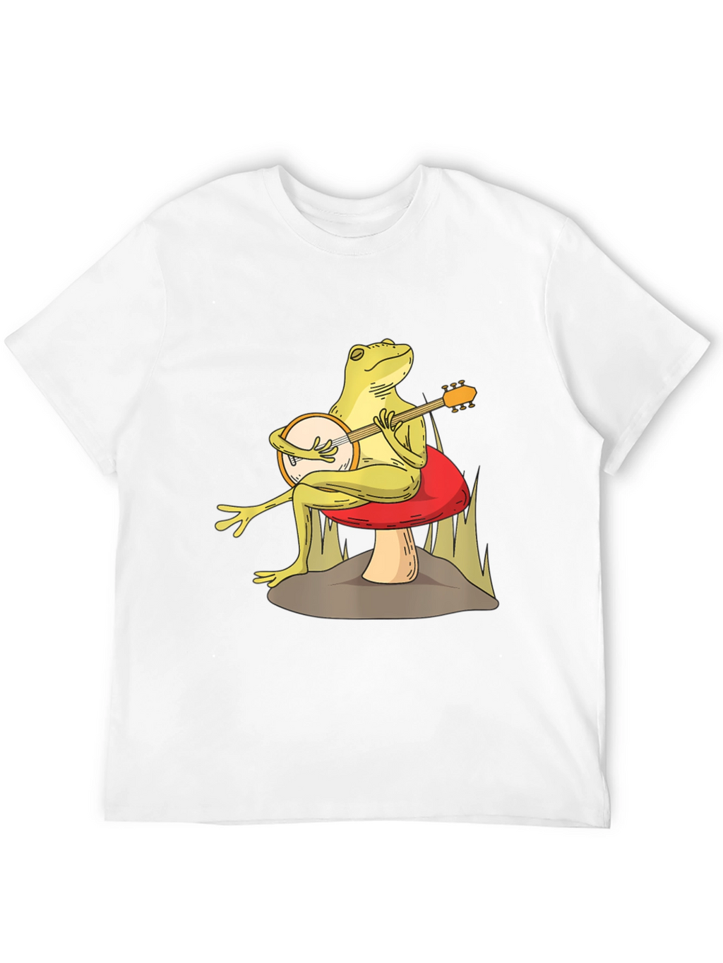 Frog Playing Banjo Graphic Tee