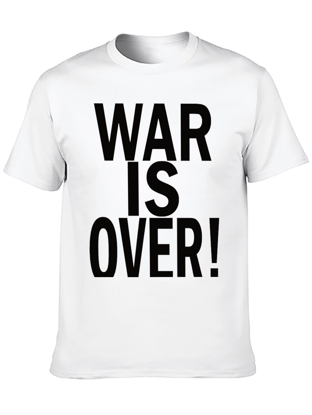 War Is Over! Black Graphic Tee
