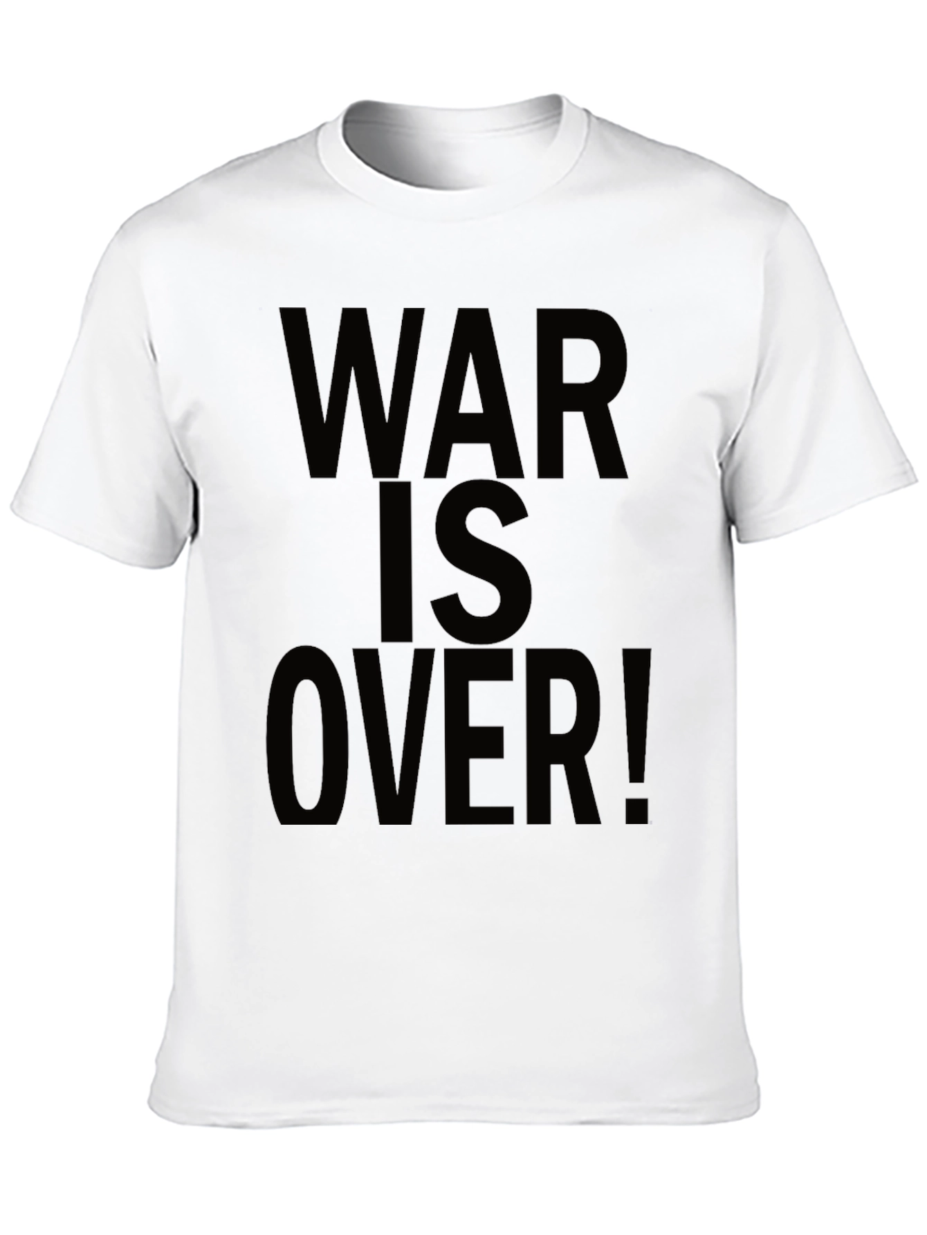 War Is Over! Black Graphic Tee