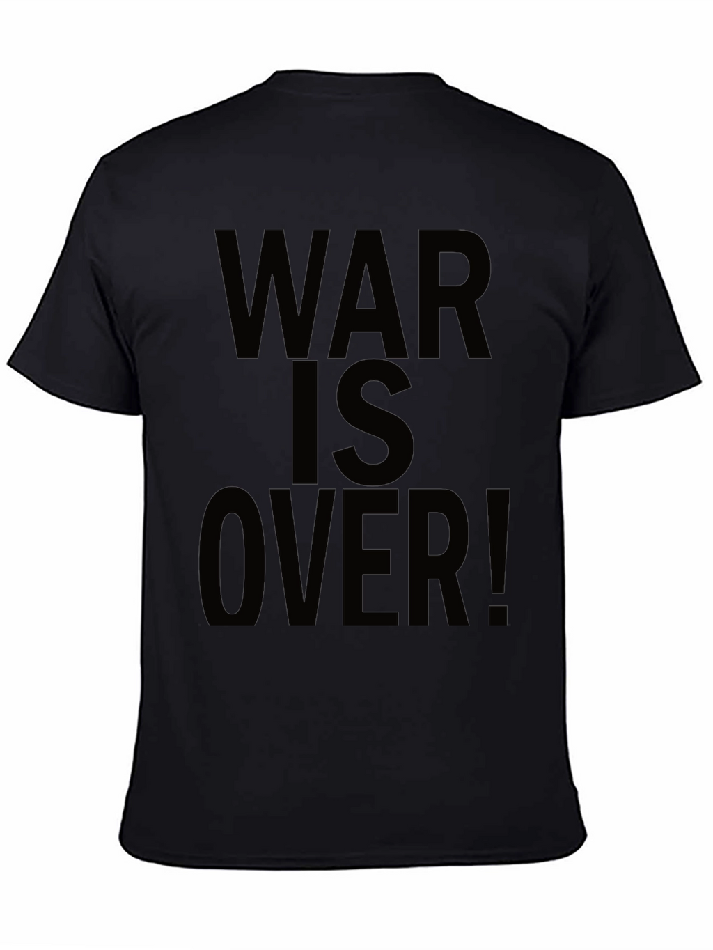 War Is Over! Black Graphic Tee