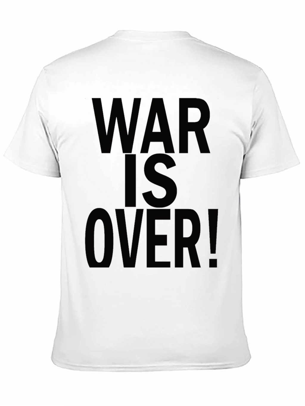 War Is Over! Black Graphic Tee