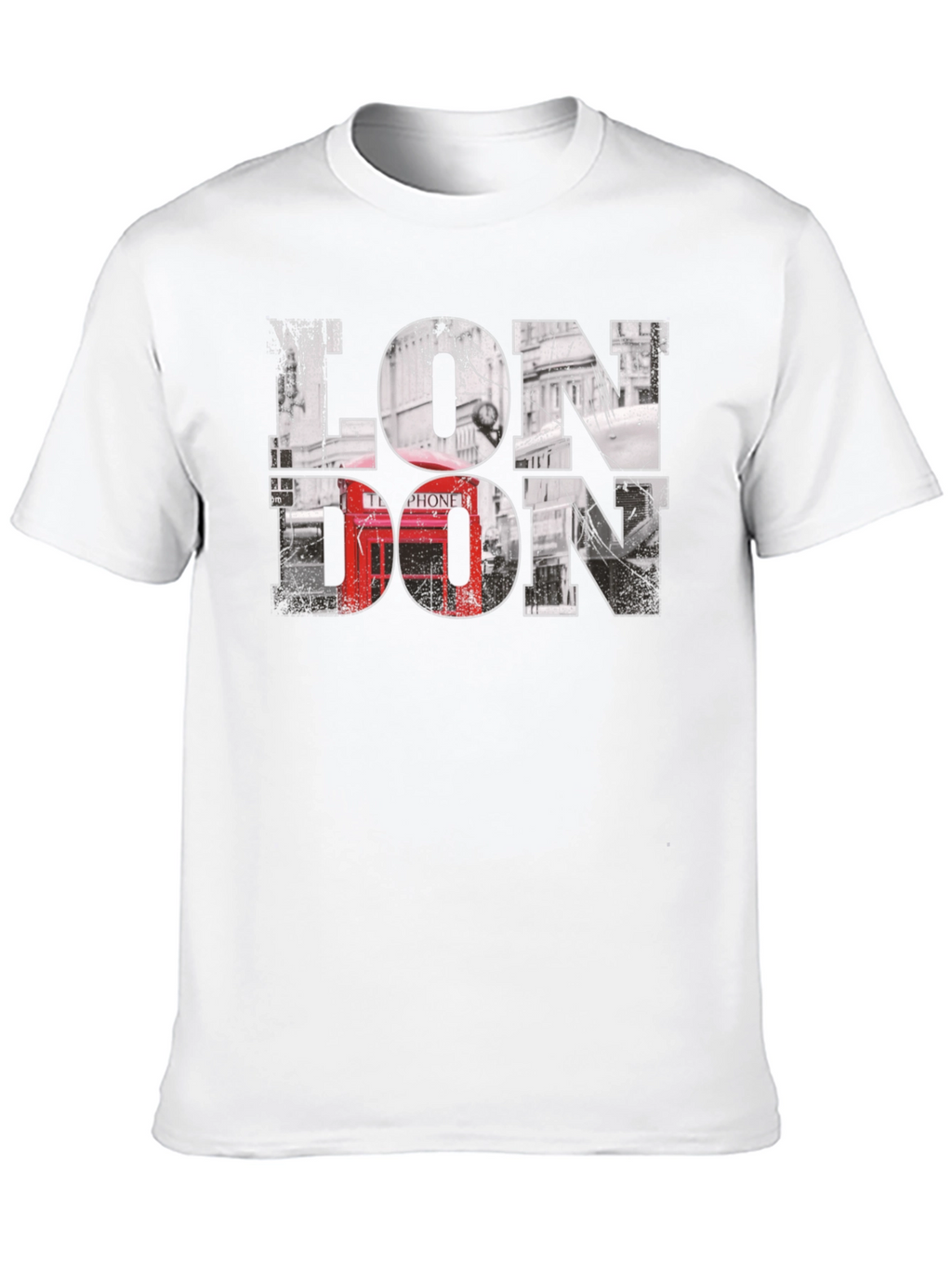 London Graphic Tee - Black Cotton