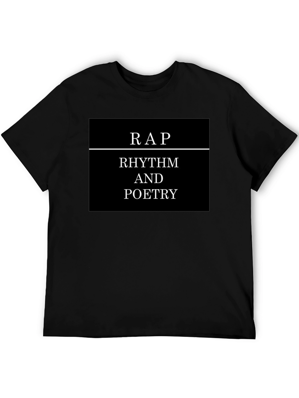 RAP Rhythm and Poetry Graphic T-Shirt