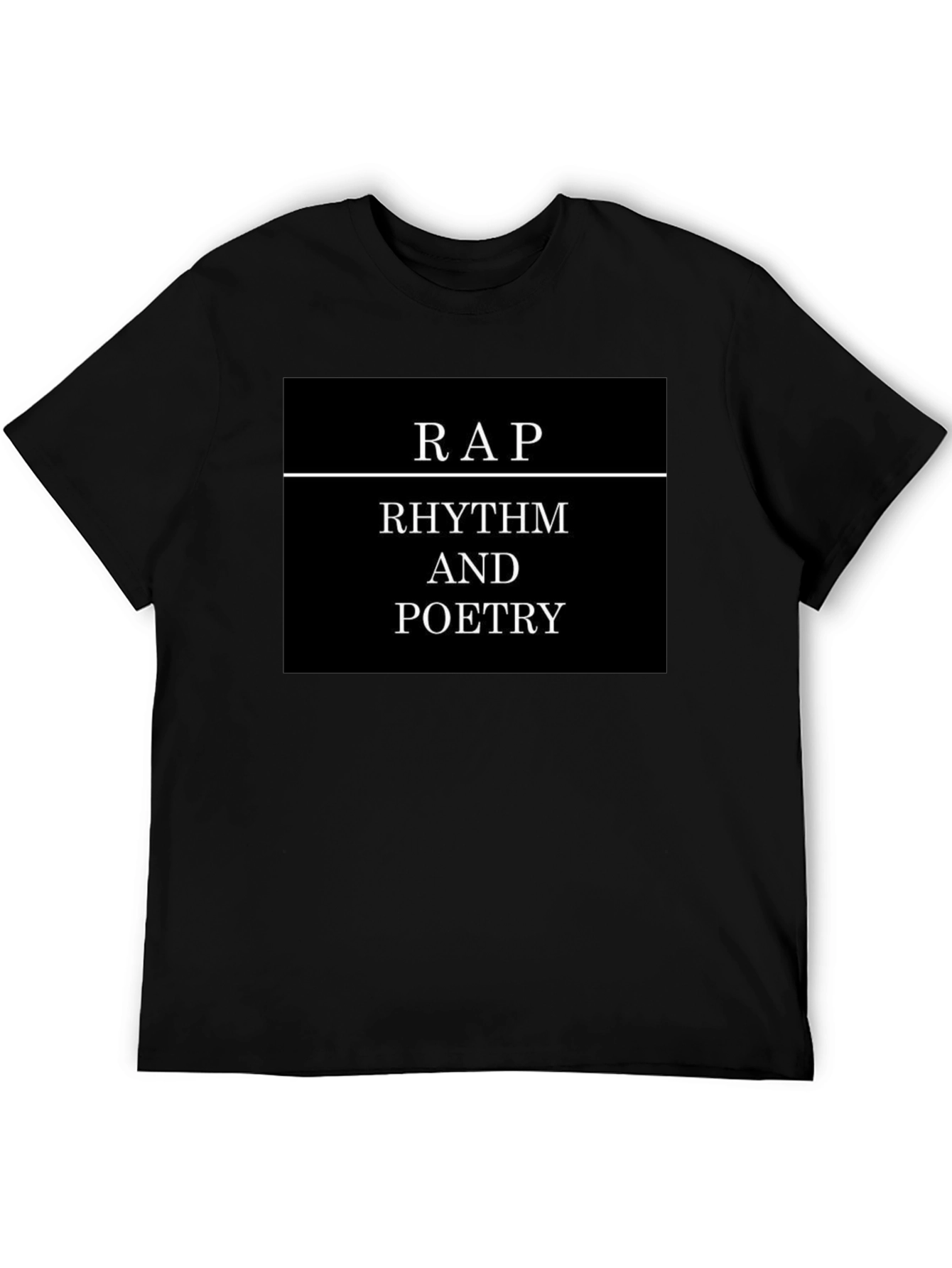 RAP Rhythm and Poetry Graphic T-Shirt