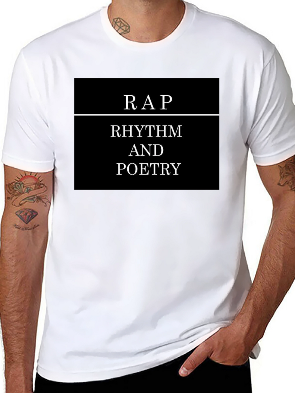 RAP Rhythm and Poetry Graphic T-Shirt