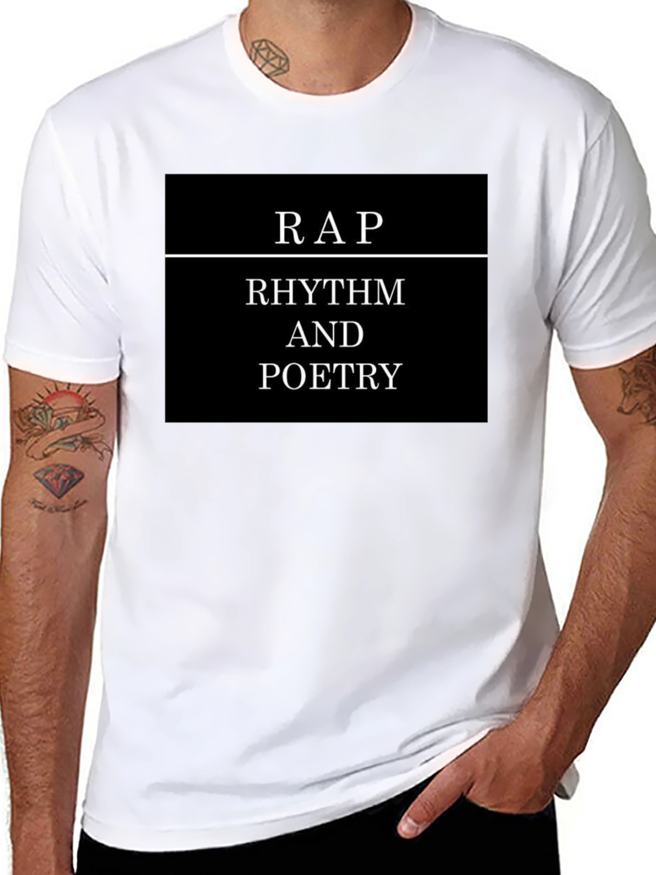 RAP Rhythm and Poetry Graphic T-Shirt