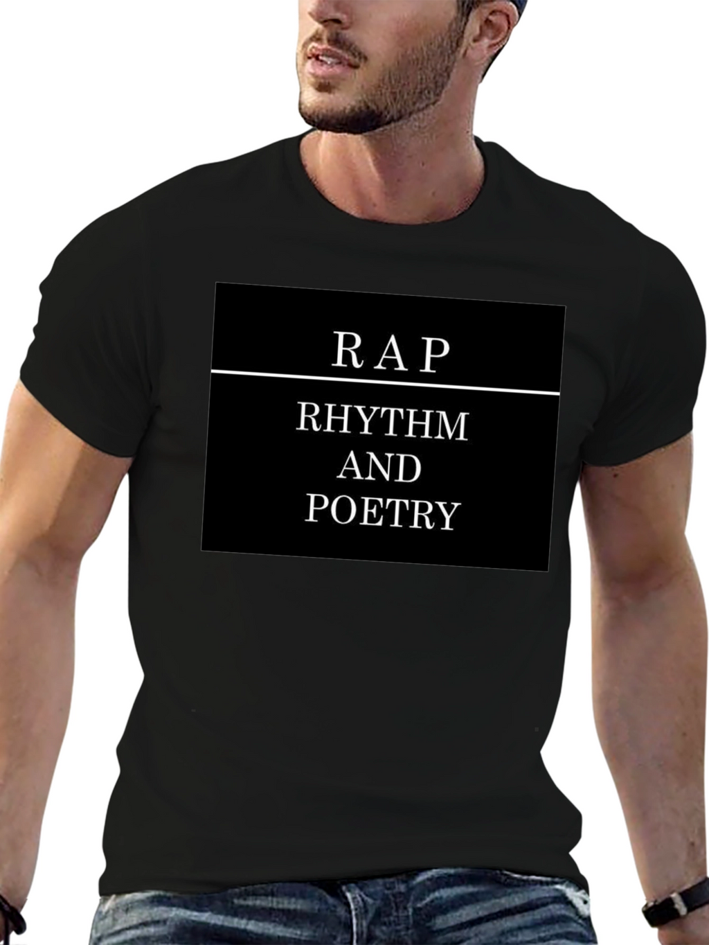 RAP Rhythm and Poetry Graphic T-Shirt