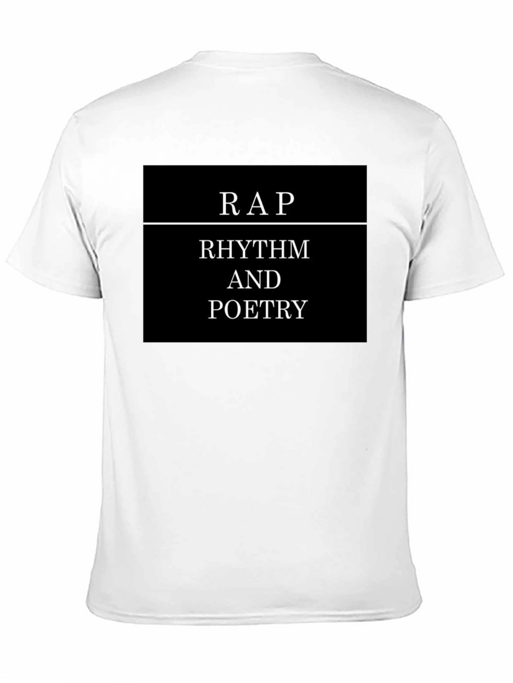RAP Rhythm and Poetry Graphic T-Shirt