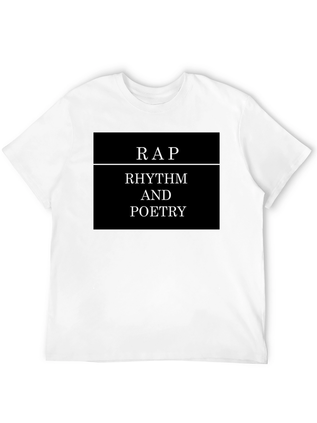 RAP Rhythm and Poetry Graphic T-Shirt