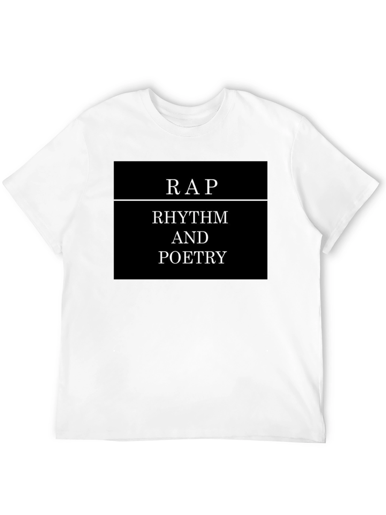 RAP Rhythm and Poetry Graphic T-Shirt