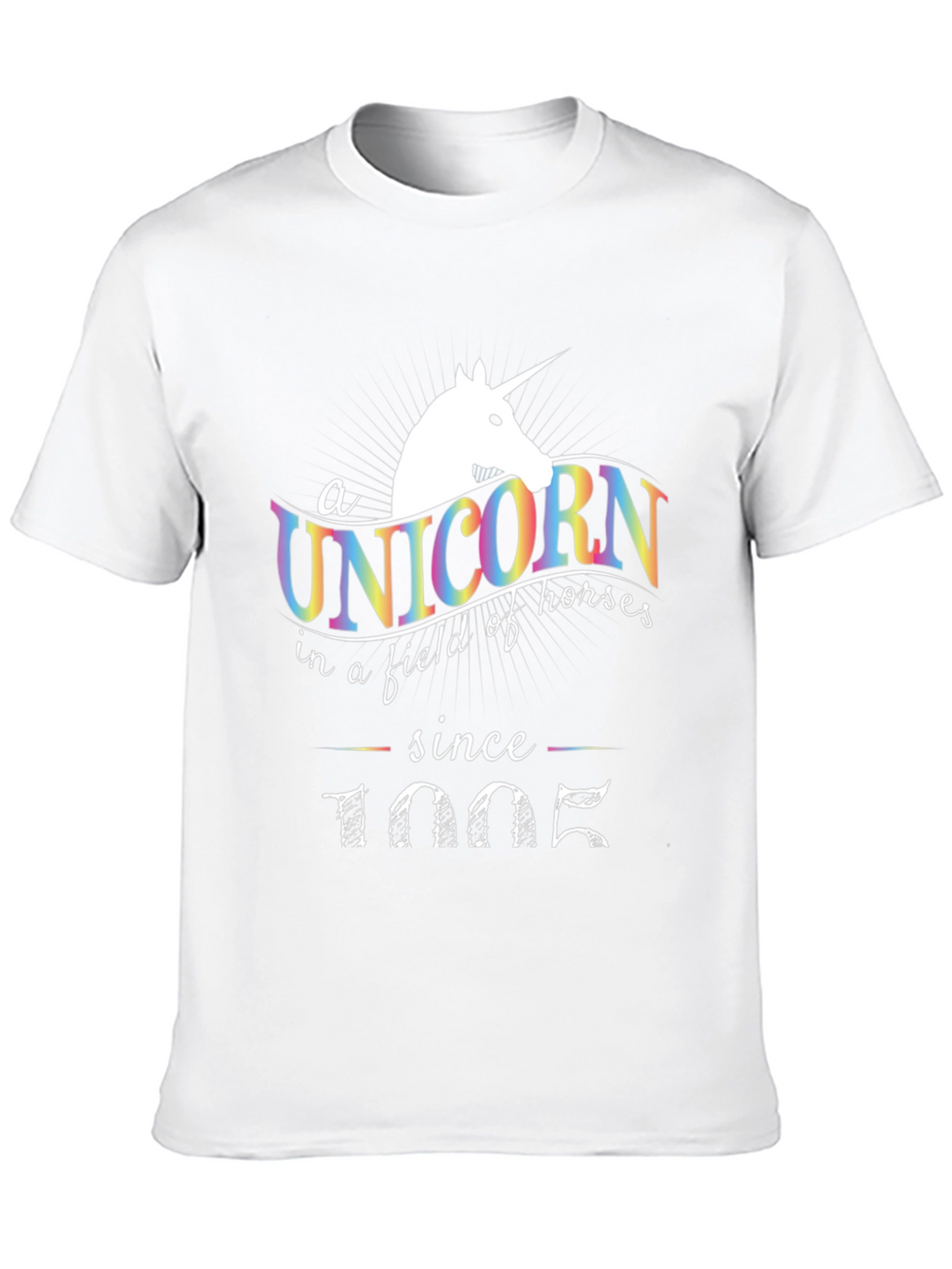 Unicorn Since 1005 Black T-Shirt