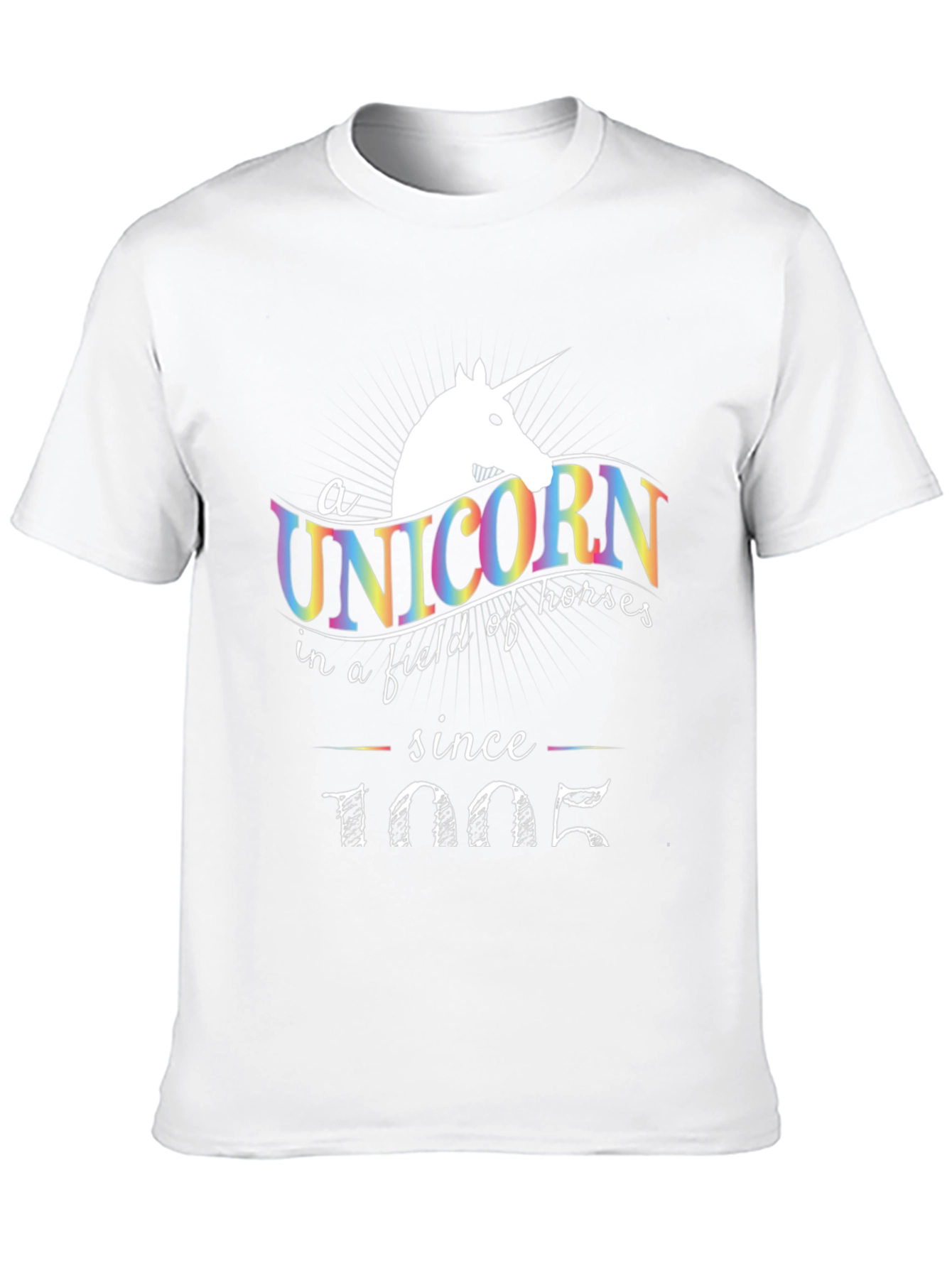 Unicorn Since 1005 Black T-Shirt