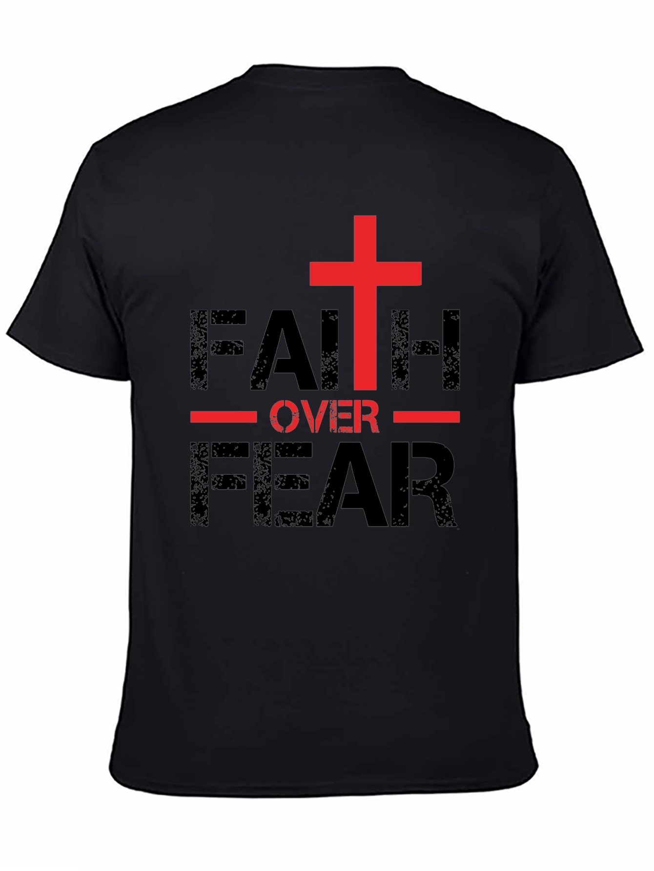 Faith Over Fear Christian T-Shirt - Religious Apparel