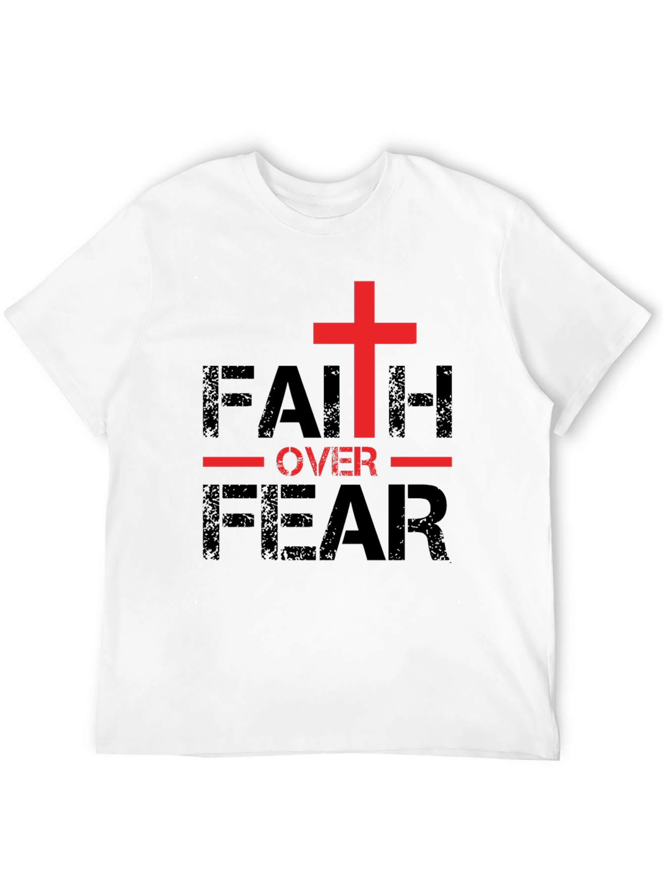 Faith Over Fear Christian T-Shirt - Religious Apparel