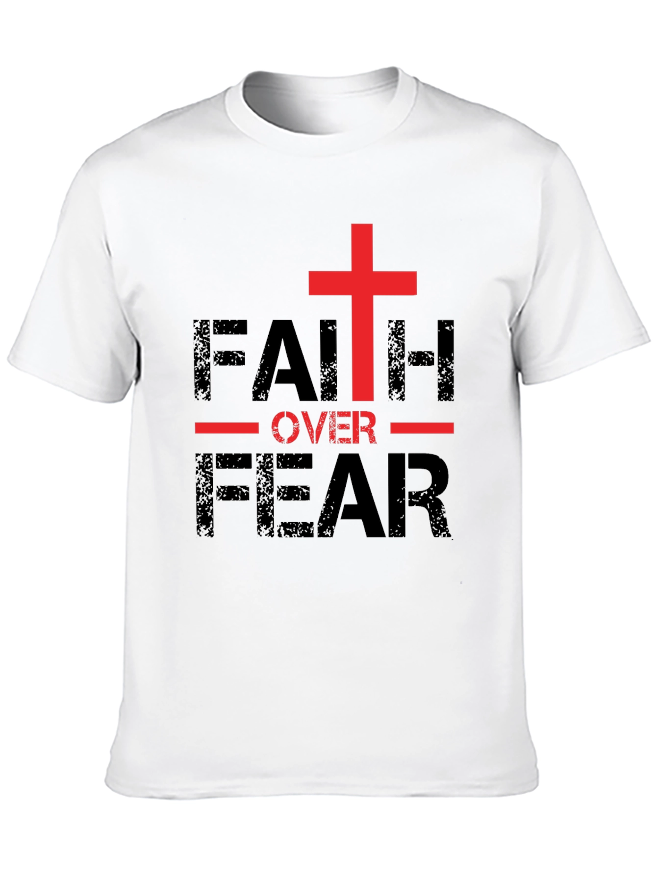 Faith Over Fear Christian T-Shirt - Religious Apparel