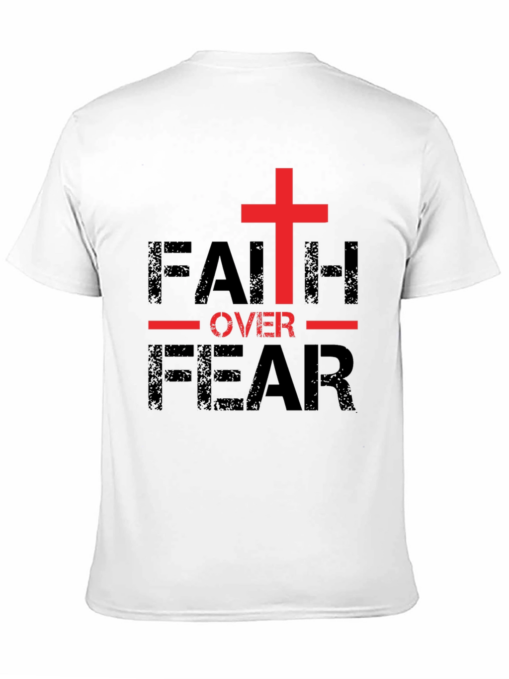 Faith Over Fear Christian T-Shirt - Religious Apparel